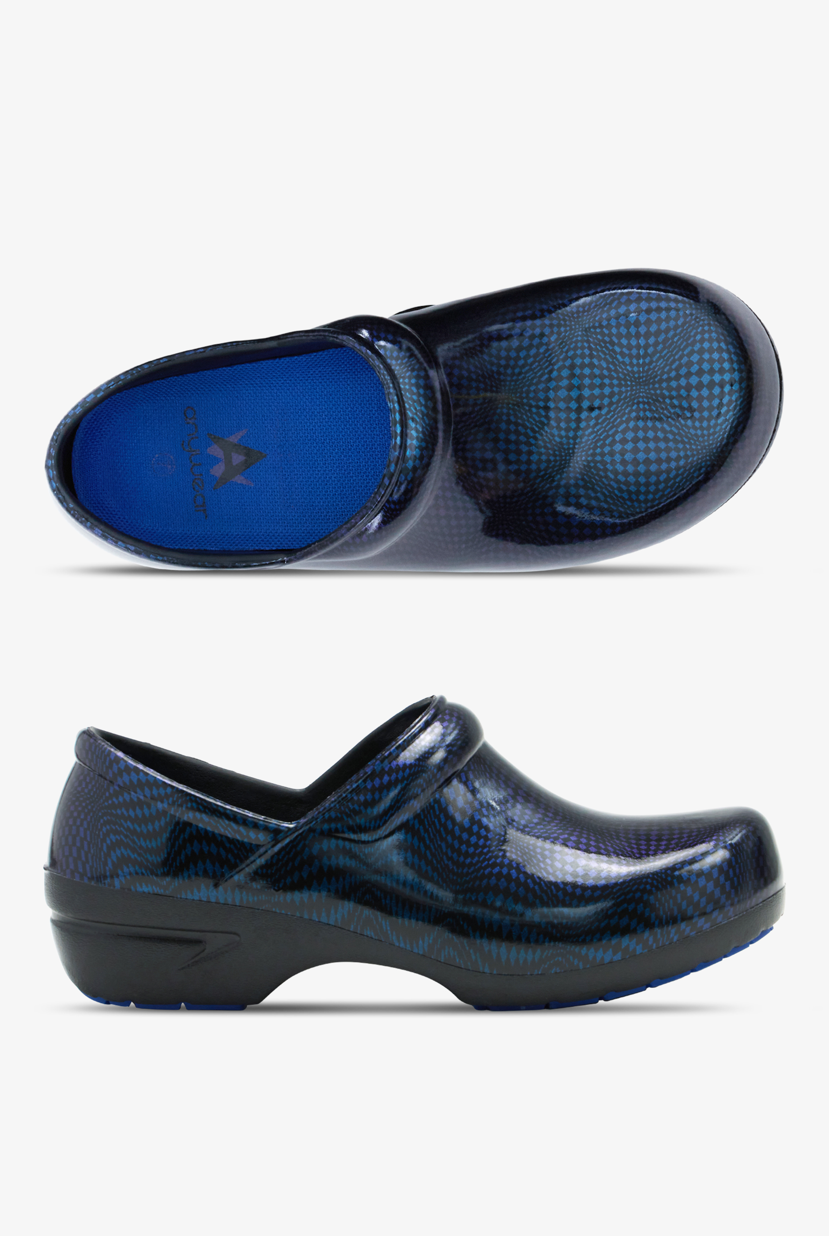 Anywear Unisex Slip Resistant SR Angel Ecliptic Clogs