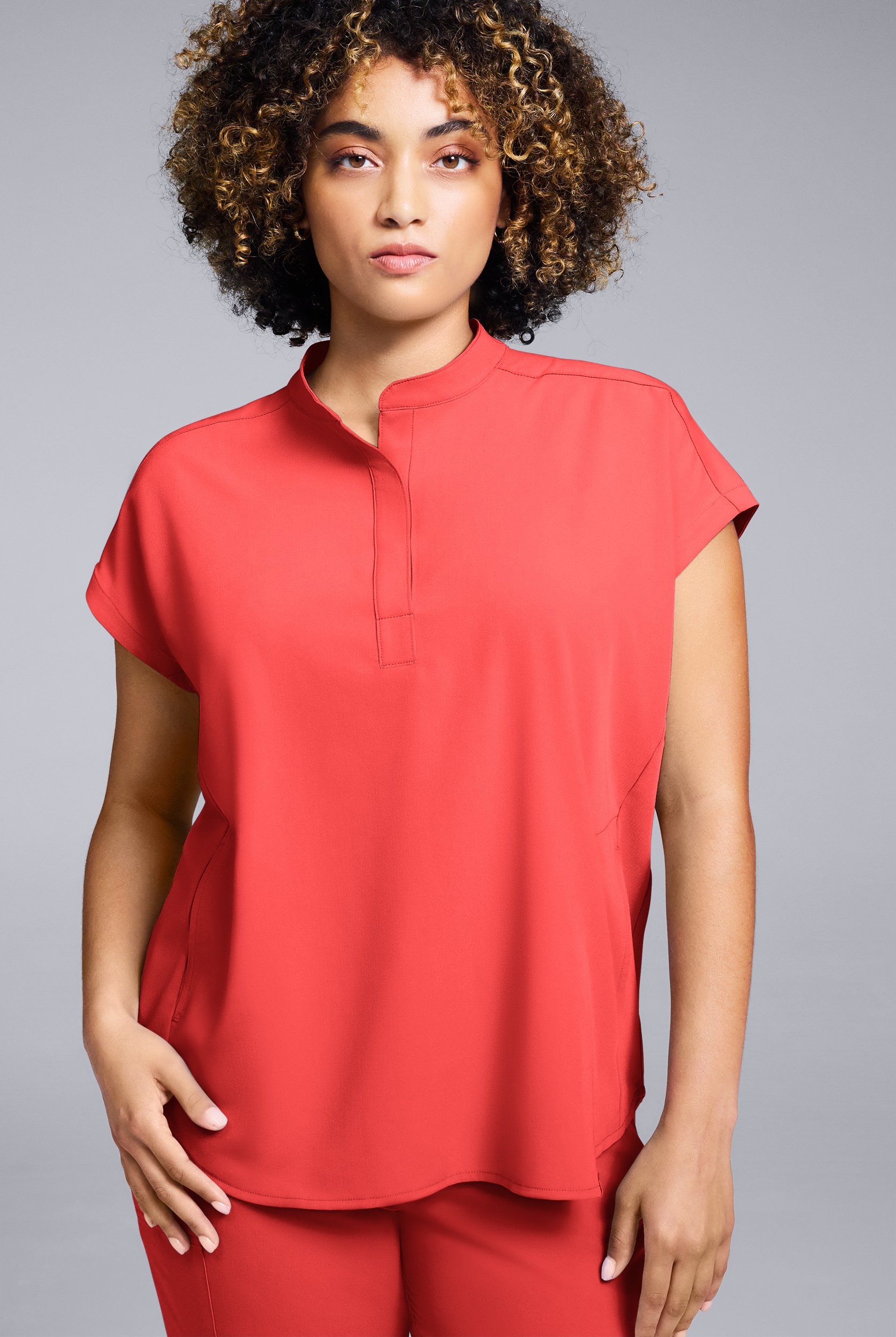 Hypothesis Women's Meta Oversized Dolman Sleeve Scrub Top