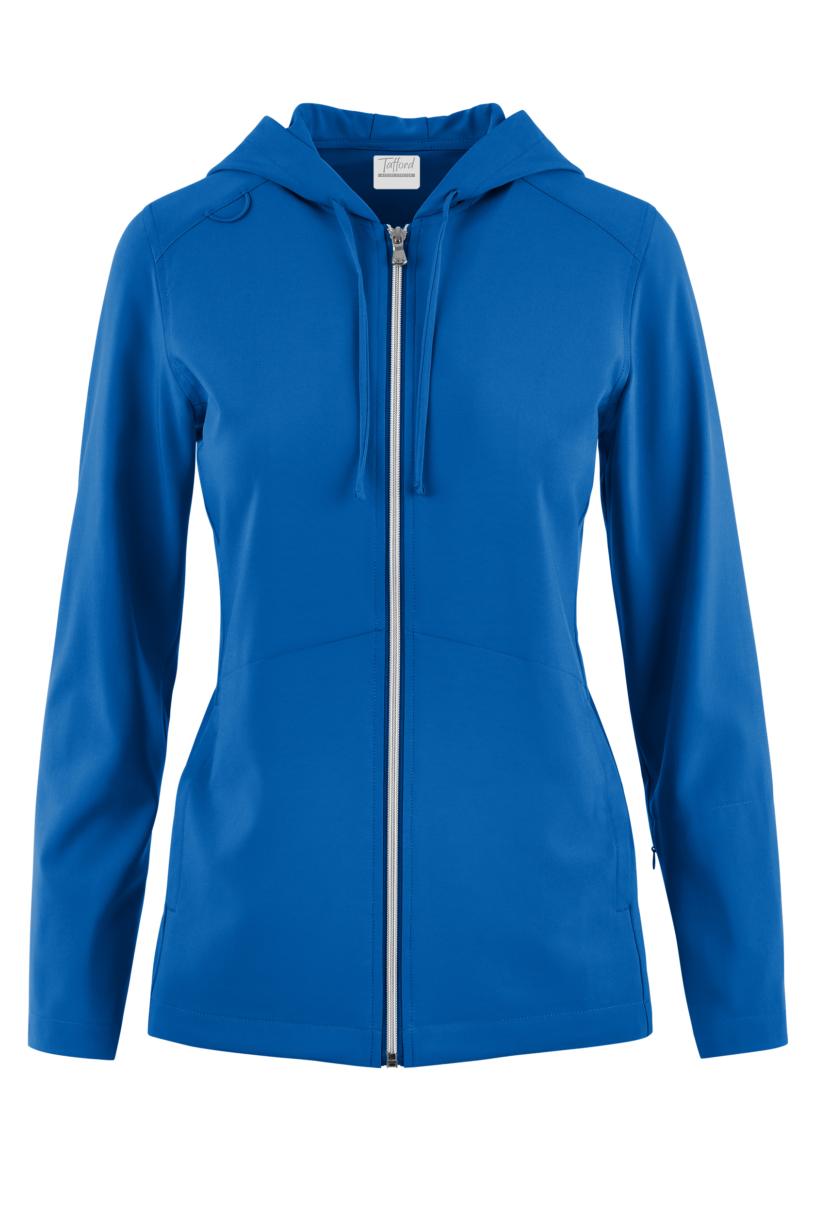 Tafford Active Selena Women's 5-Pocket Long Sleeve Zip-Front Scrub Hoodie