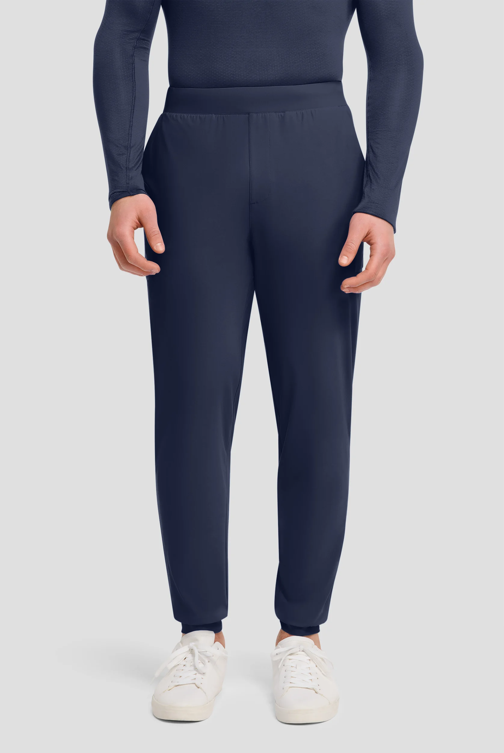 Infinity Pursuit Men's 5-Pocket STRETCH Internal Drawstring Cargo Jogger Scrub Pants