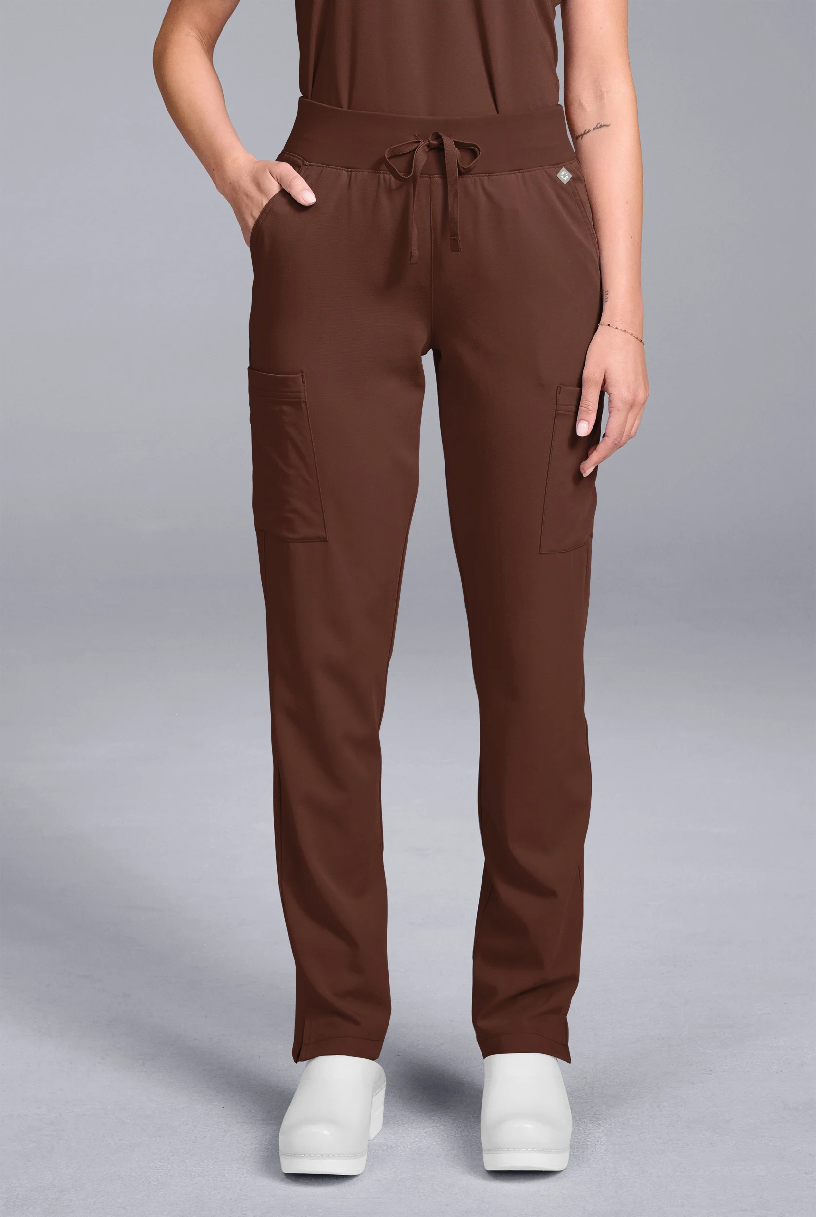 Hypothesis Women's Base 7-Pocket Straight Leg Cargo Scrub Pant