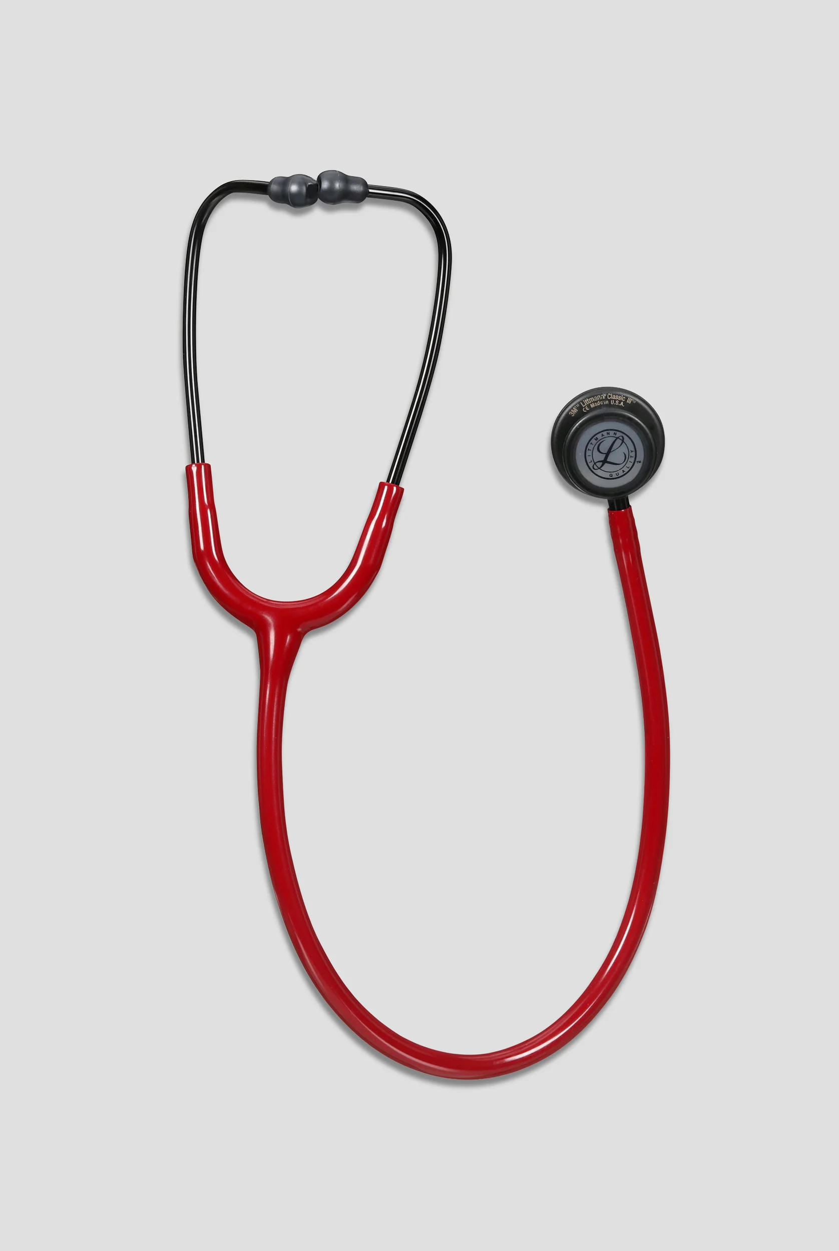 3M Littmann Classic III  Black Finish Burgundy Tube Stethoscope