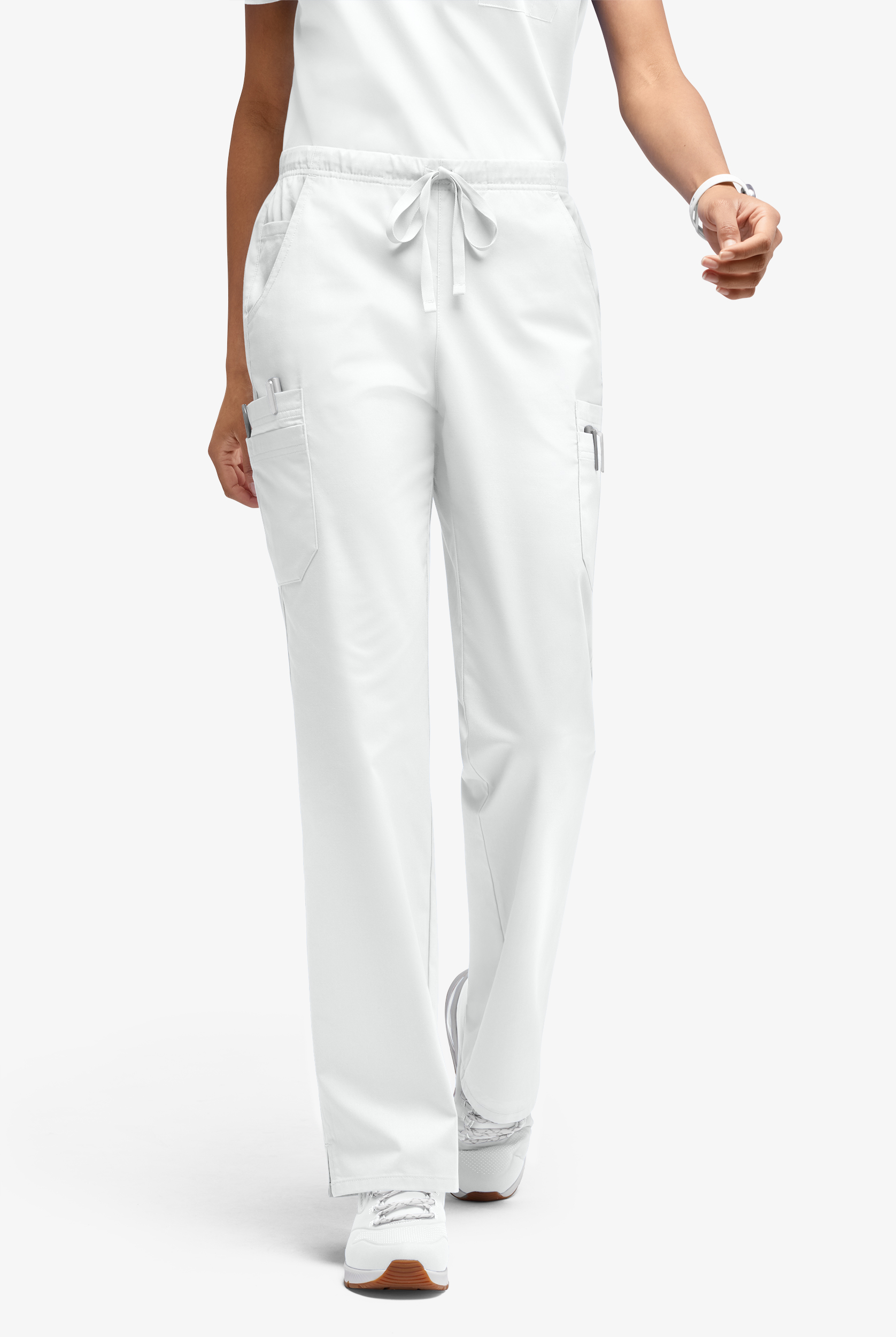 Butter-Soft STRETCH Women&rsquo;s 10-Pocket Mid Rise Straight Leg Scrub Pant