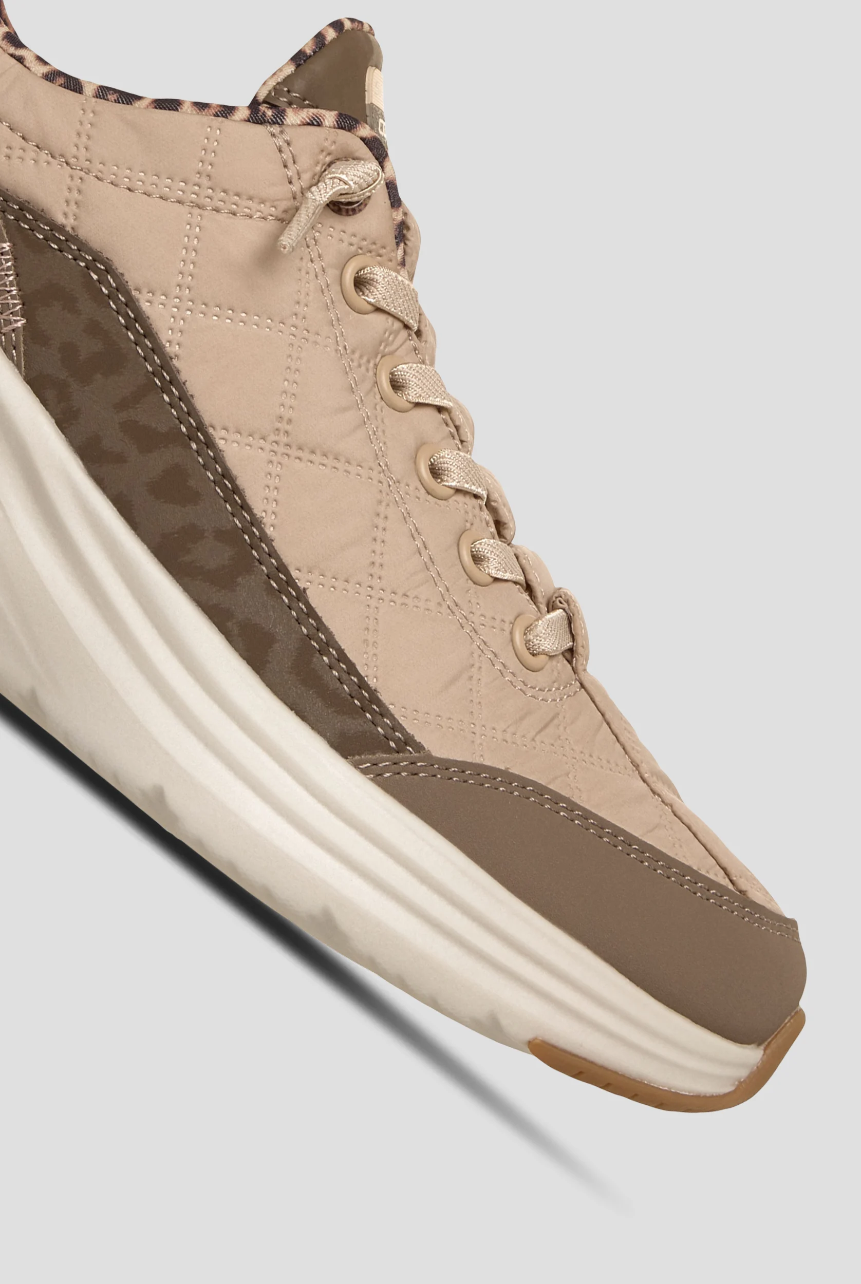 Skechers Sport SKECHERS SLIP-INS: CONTOUR FOAM - COZY Brown Leopard Athletic Slip-In Shoes