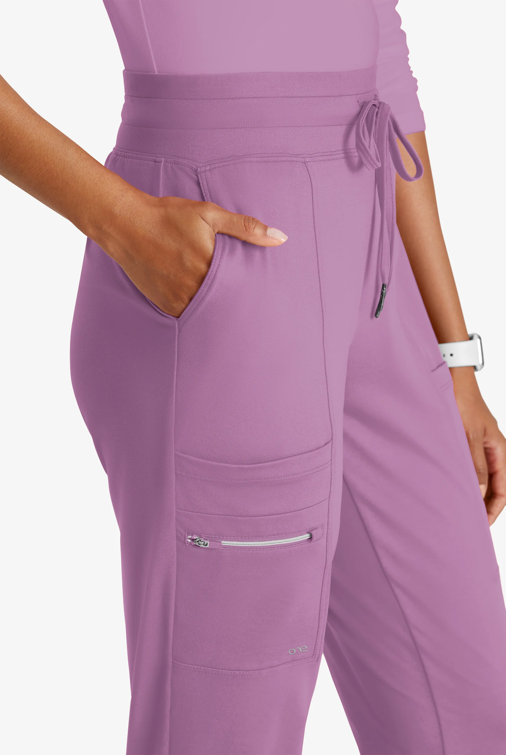 Barco One Performance Knit Pro Women's 5-Pocket STRETCH Cargo Jogger Scrub Pant