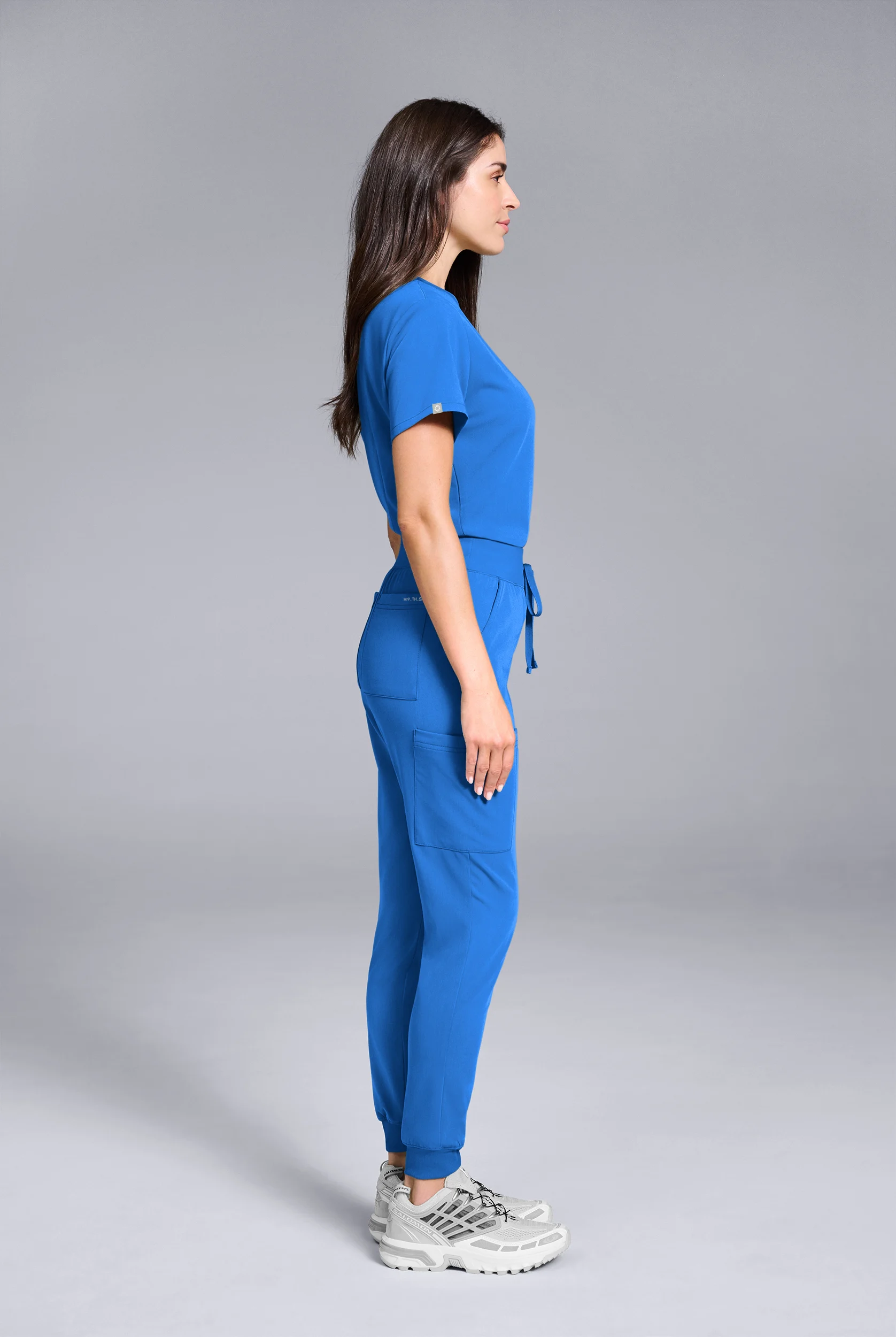 Pantal&oacute;n m&eacute;dico Hypothesis Base estilo jogger con 6 bolsillos para mujer