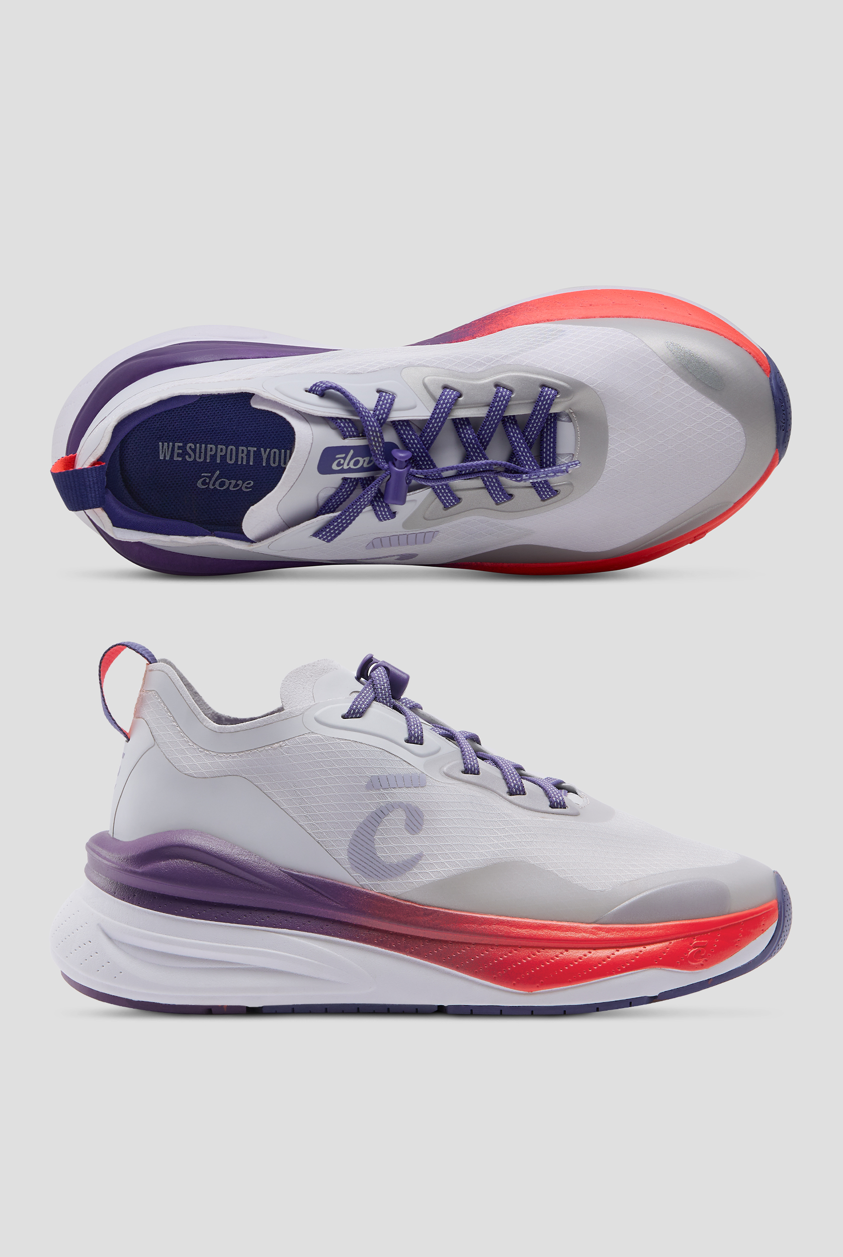 Clove Supercush™ Alto Women's Elastic Lace Athletic Shoe