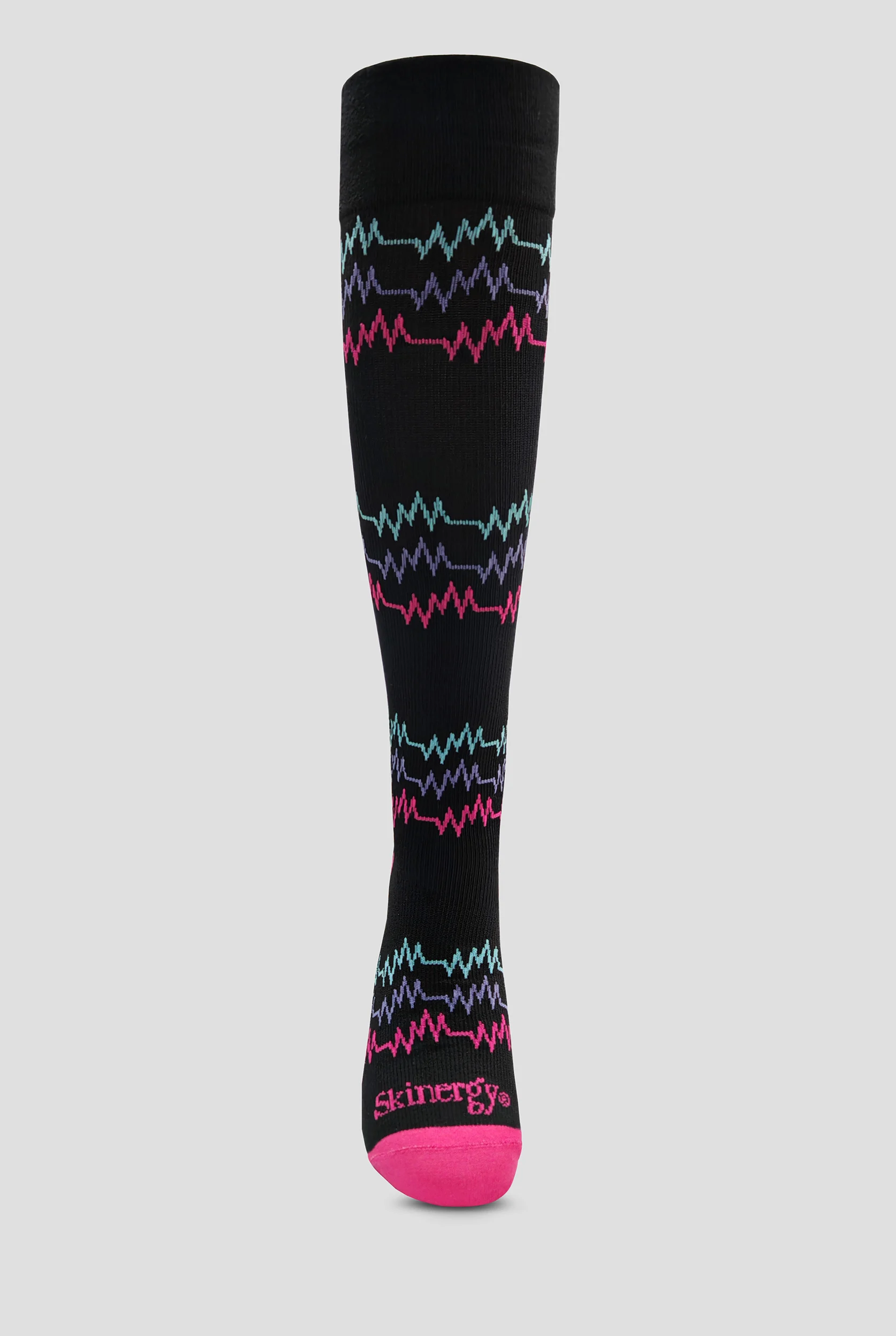 Skinergy Multi-Color EKG 15-20 mmHG Women's Compression Socks