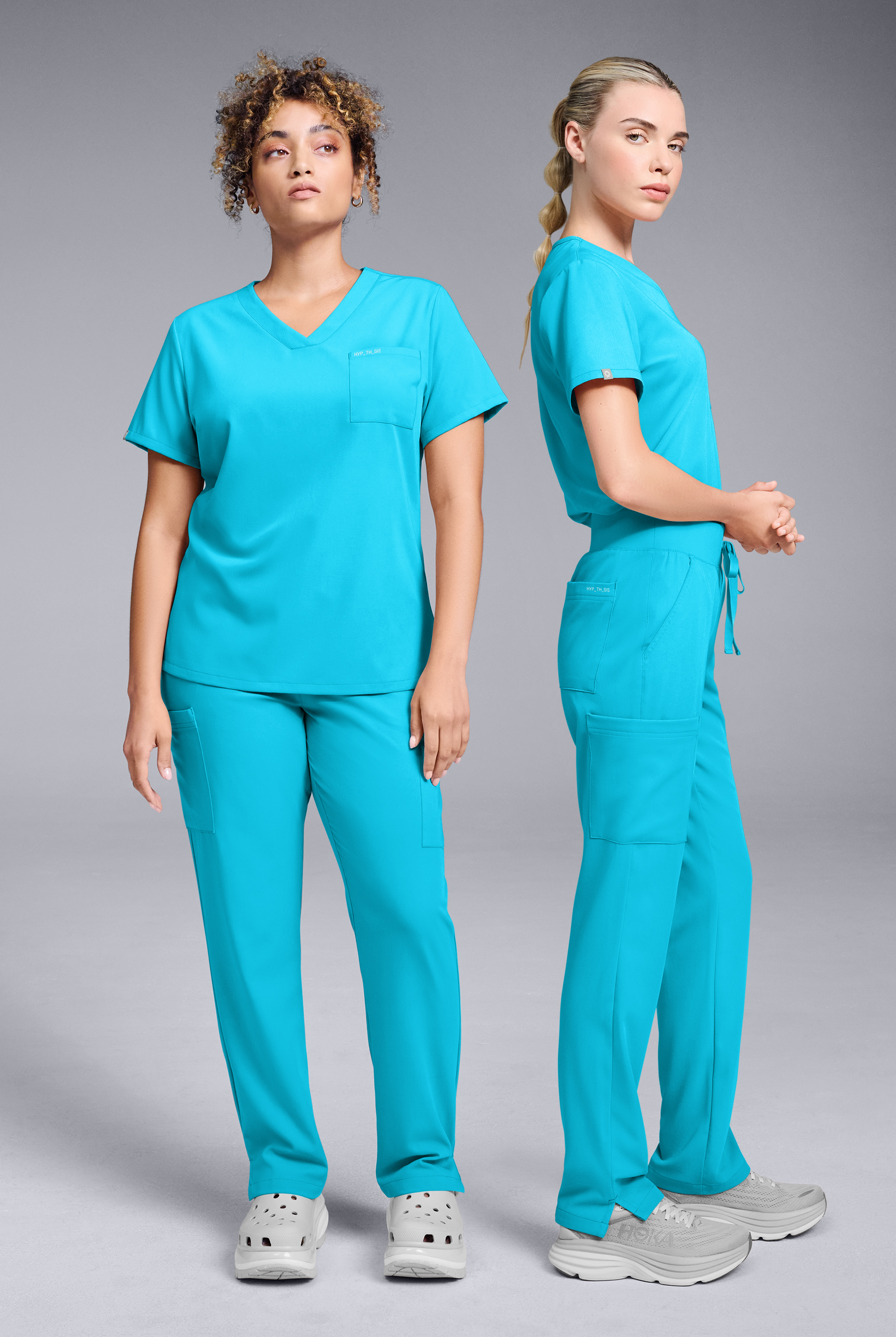 Hypothesis Women's Base V-Neck Tuck-In Scrub Top