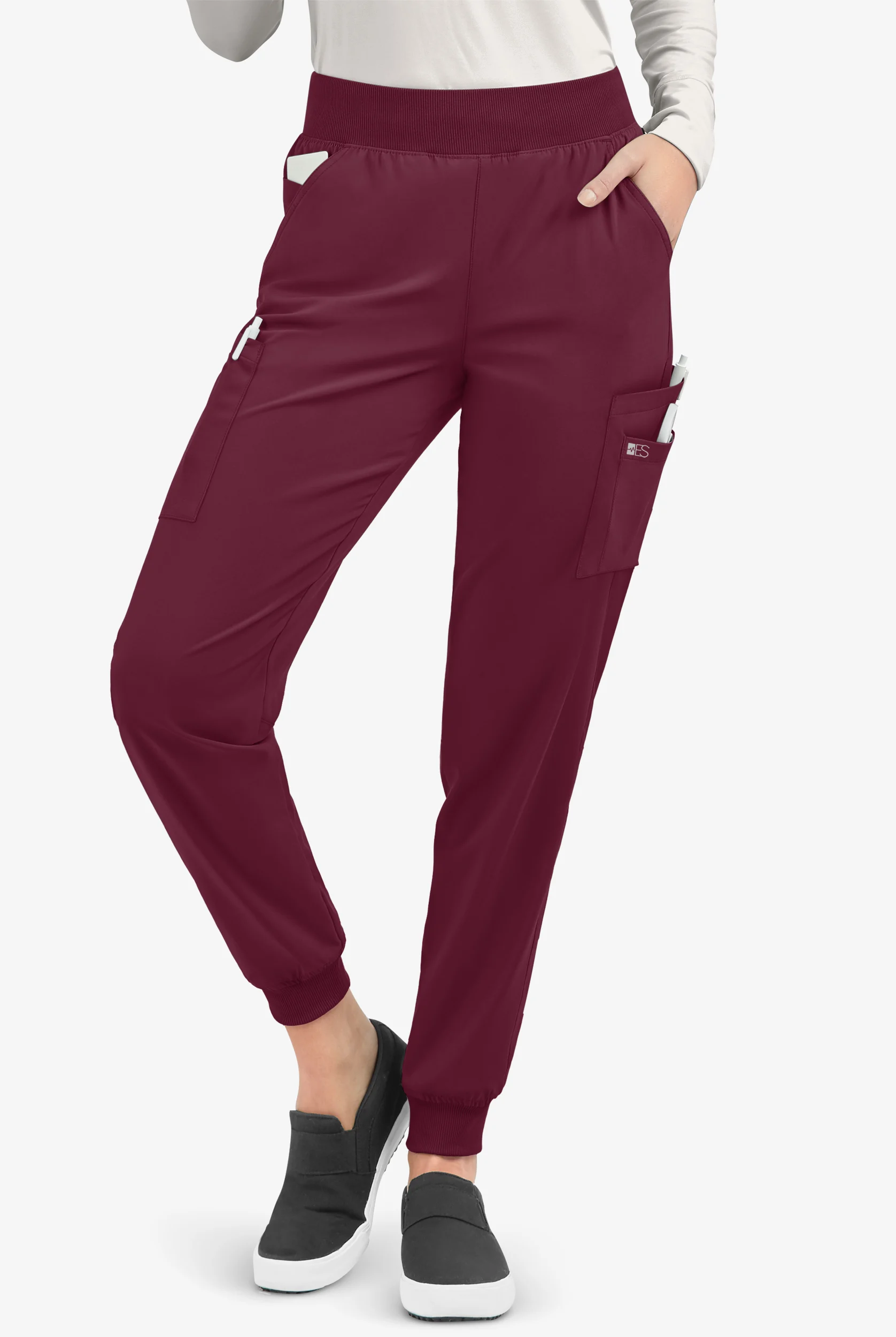 Pantalón médico Easy STRETCH Mila estilo jogger con 5 bolsillos para mujer