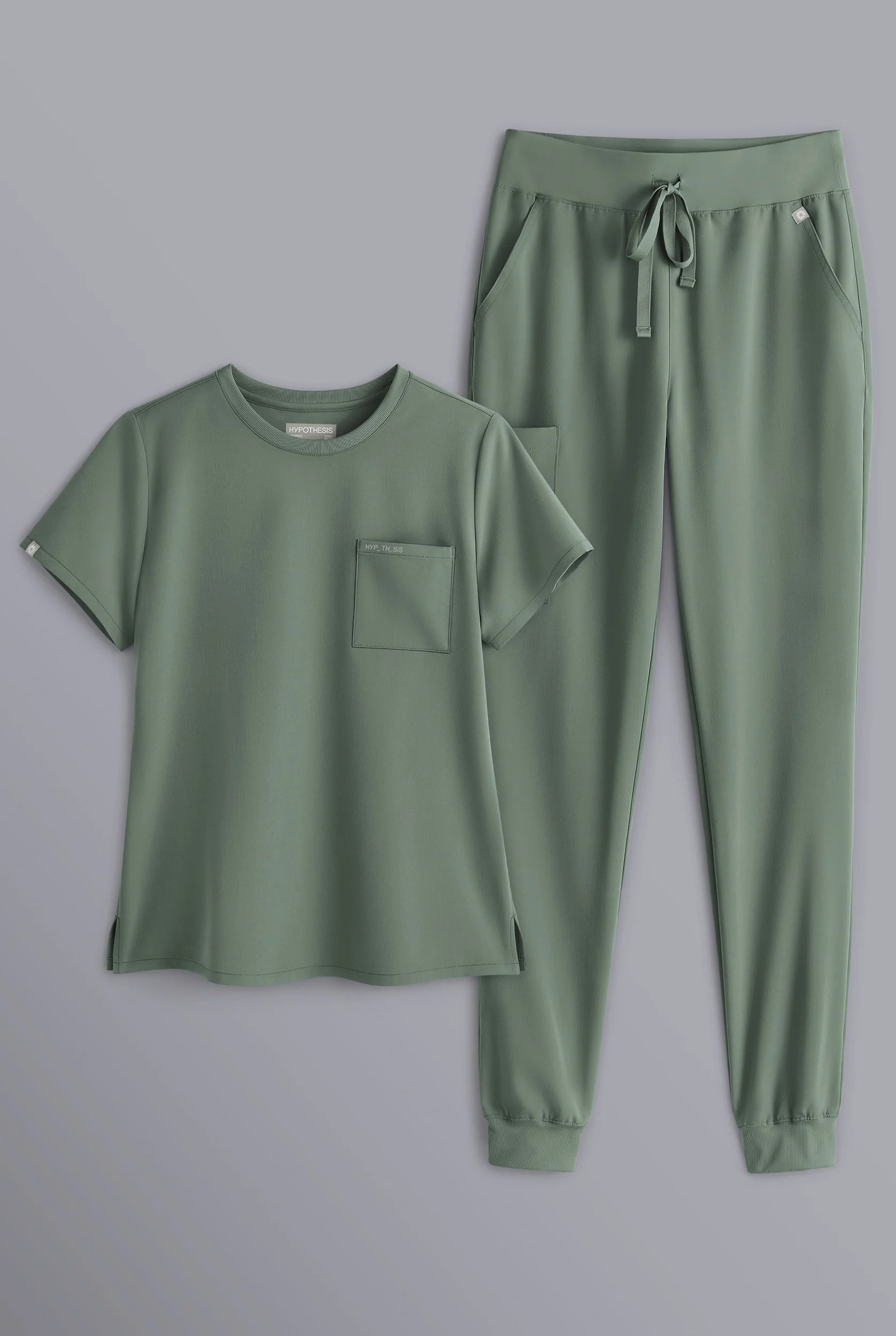 Hypothesis Women's Crew Neck & Jogger Scrub Set