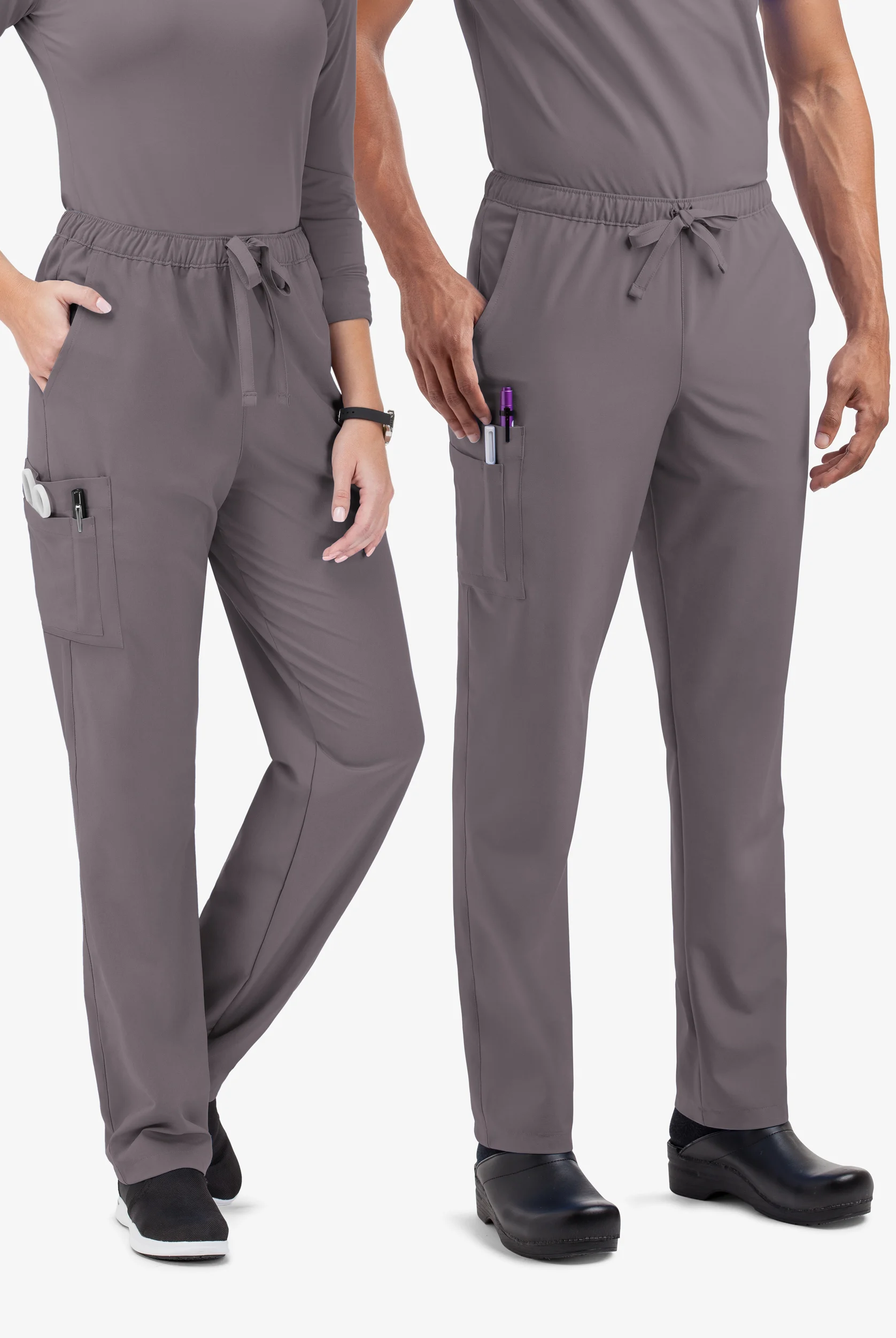 Pantal&oacute;n m&eacute;dico unisex Easy STRETCH Morgan con cord&oacute;n y 5 bolsillos
