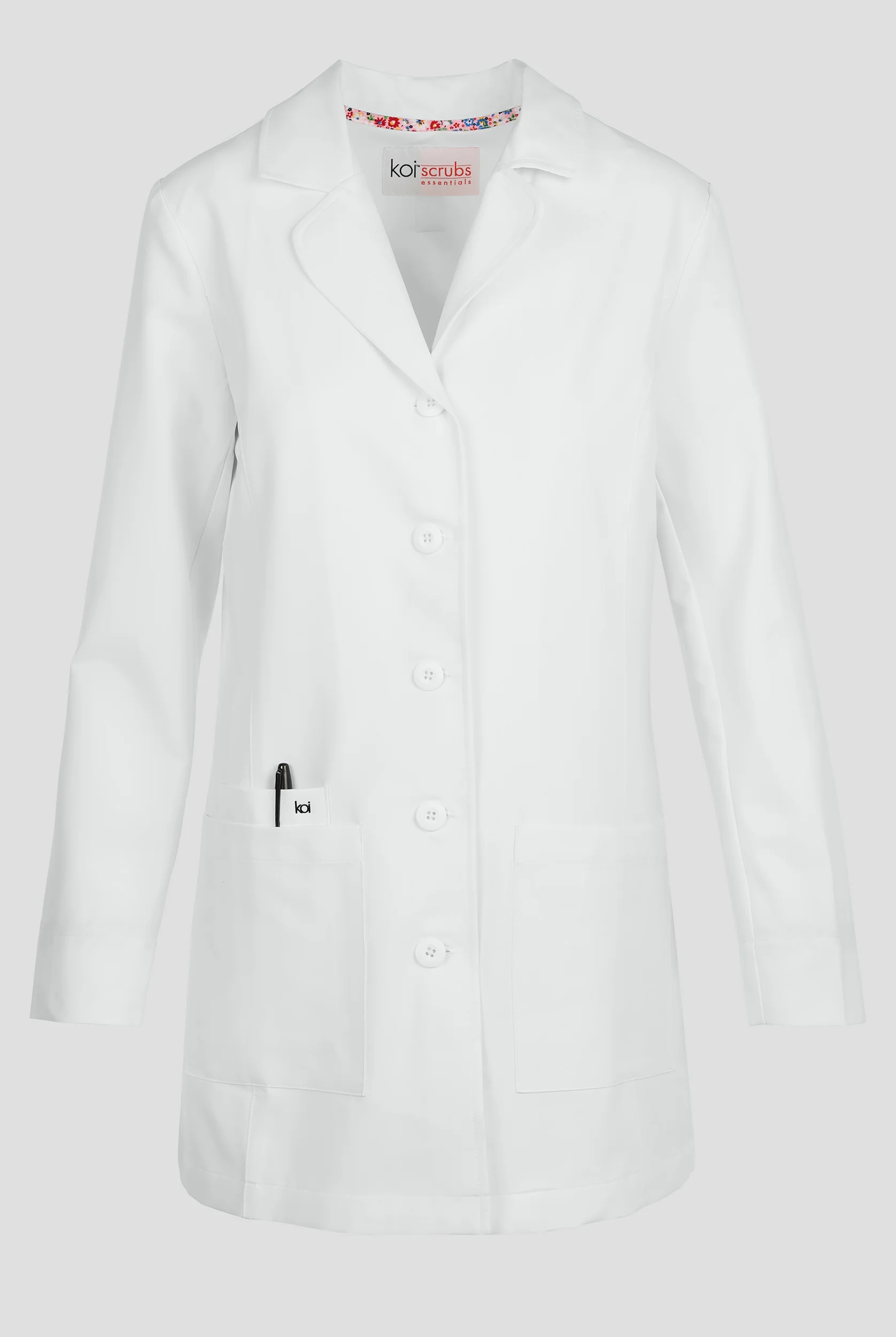 Koi Essentials Connect Women's 32" 3-Pocket Lab Coat