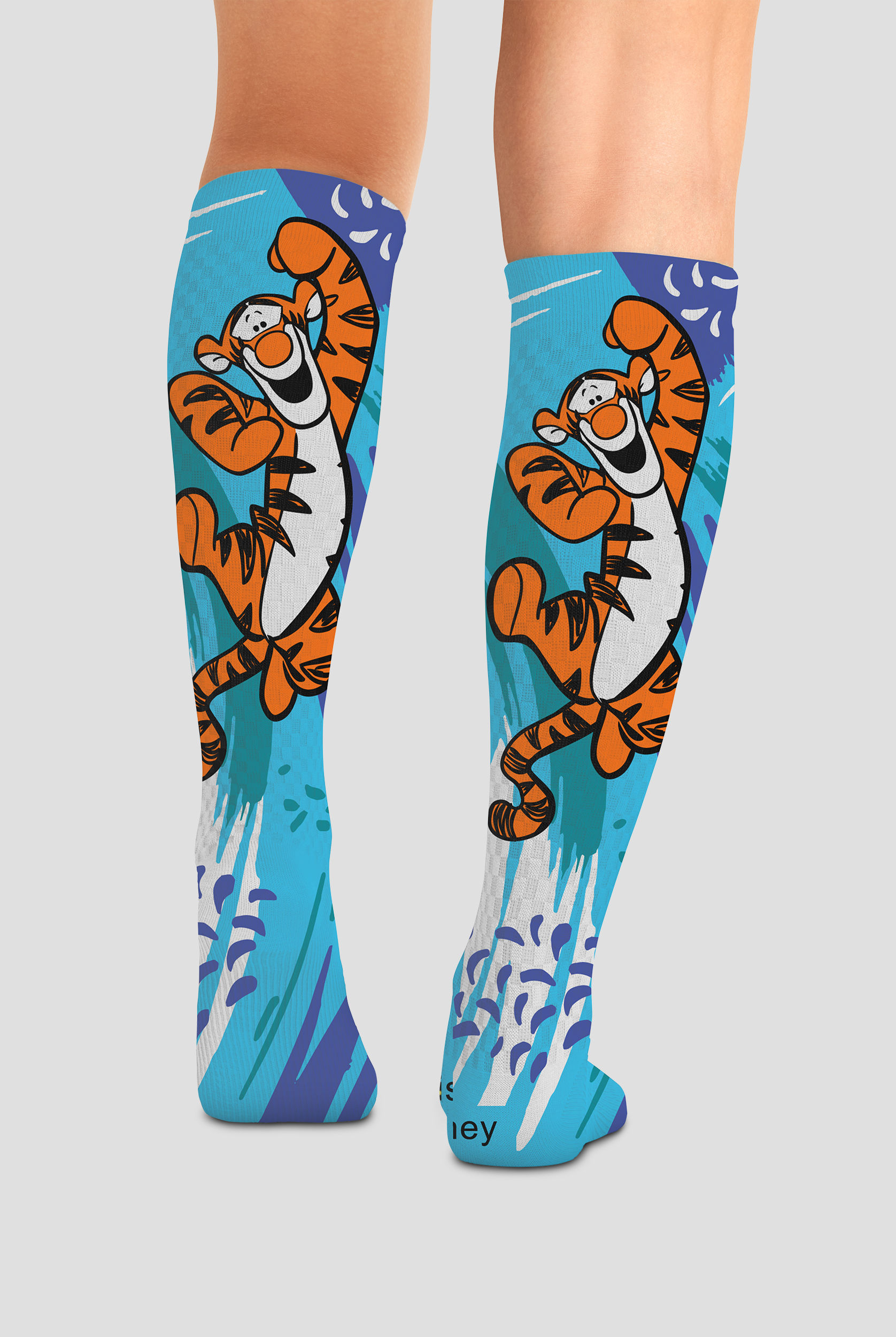 Tooniforms Tigger Splash Women's 10-15 mmHg Light Compression Socks