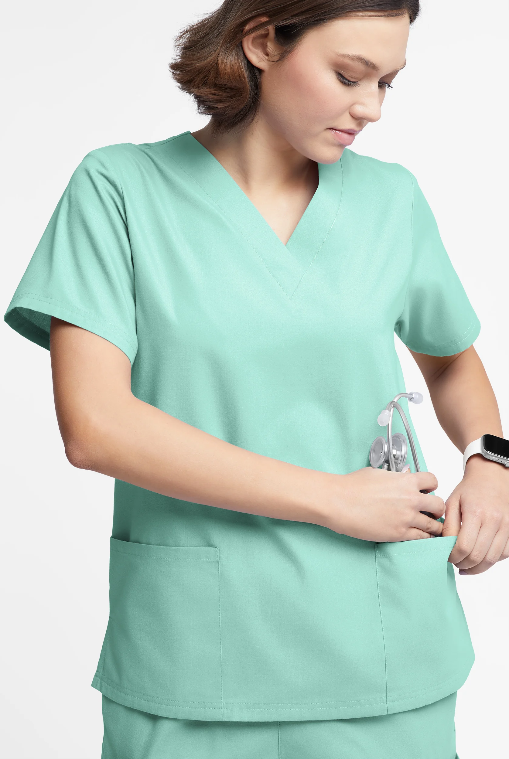 Butter-Soft Originals Women's 2-Pocket V-Neck Scrub Top