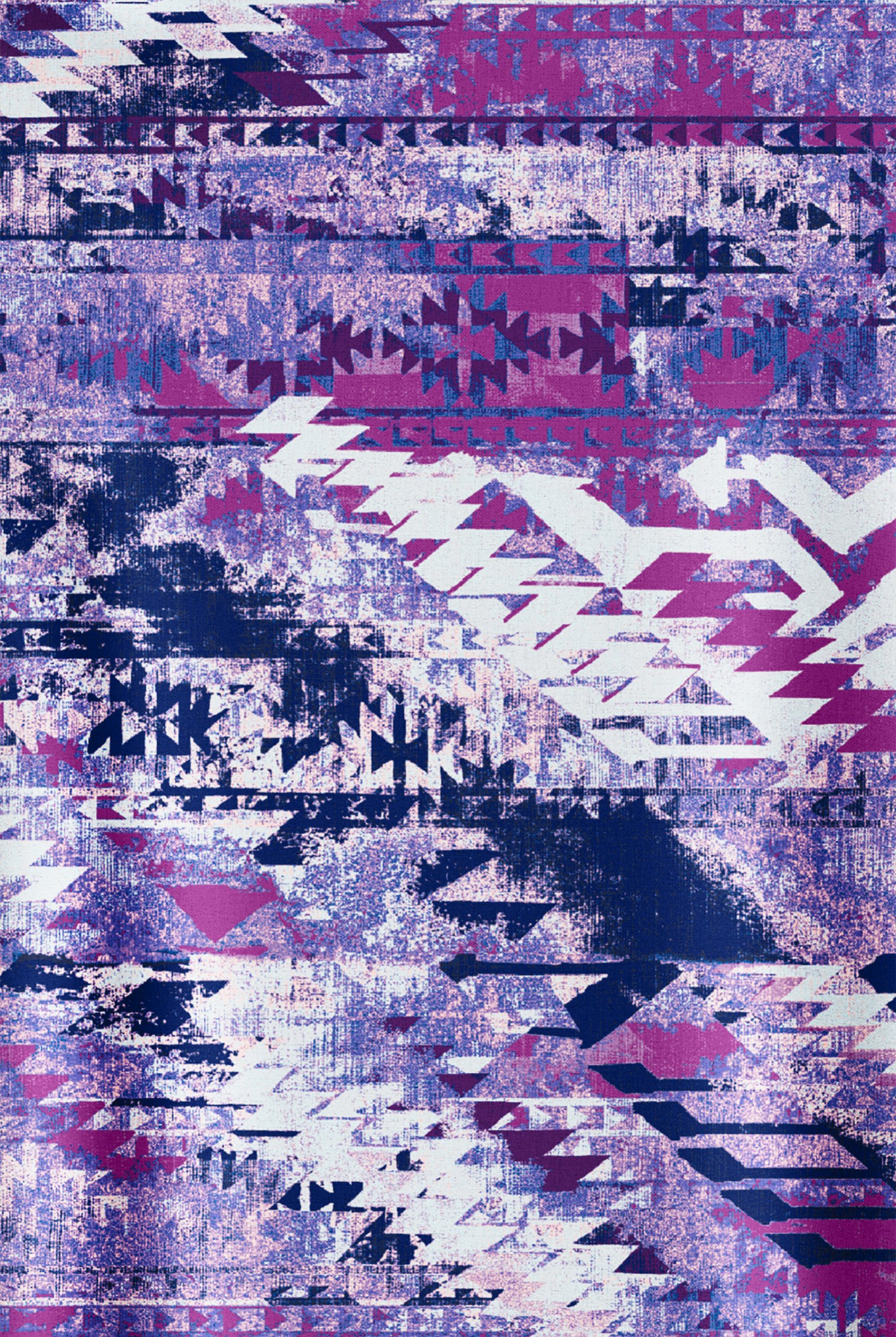 Blusa médica estampada Strictly Scrubs STRETCH Sante Fe Modern Orchid con cuello en V redondeado y 4 bolsillos para mujer