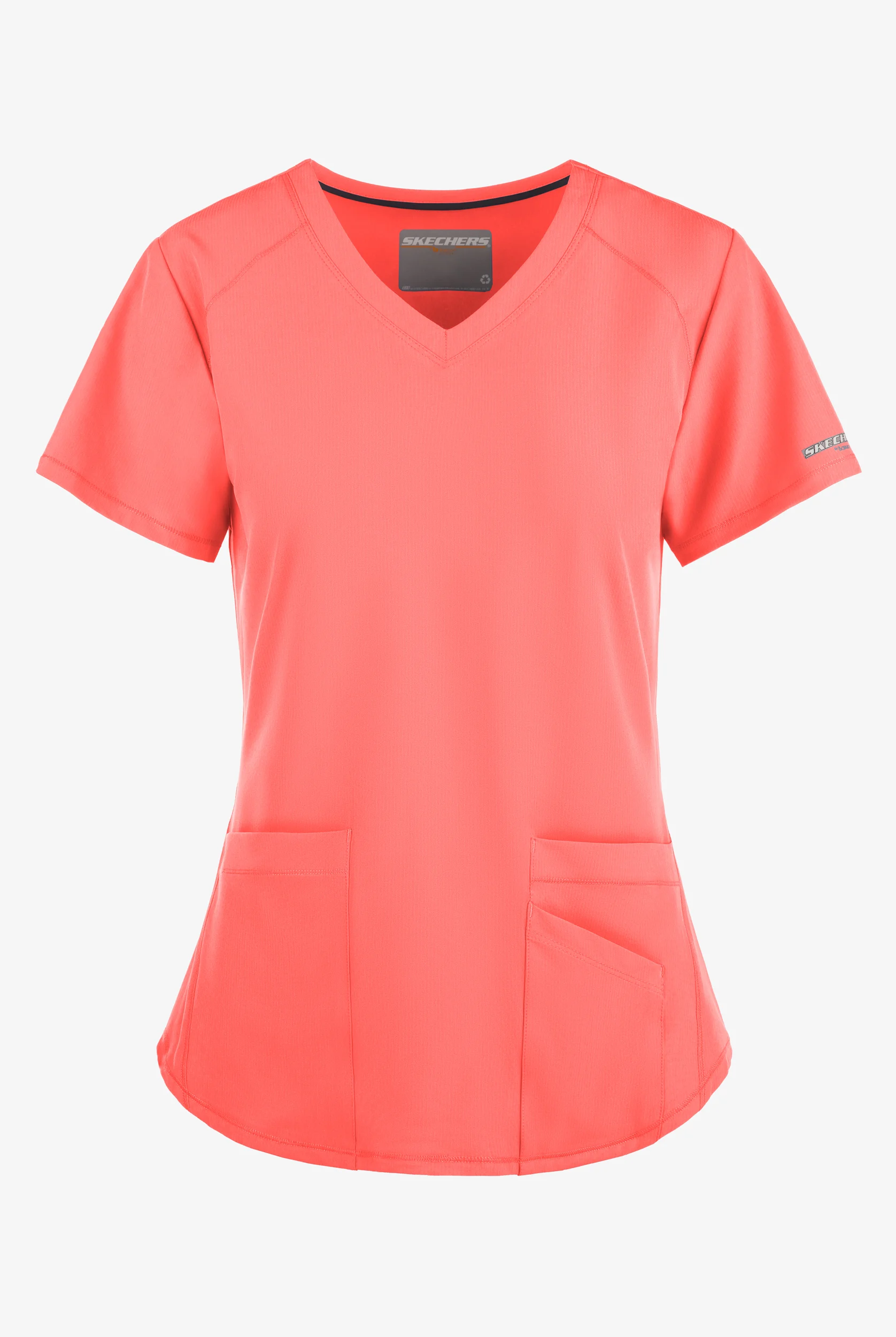 Skechers by Barco Breeze Women's 3-Pocket STRETCH V-Neck Scrub Top