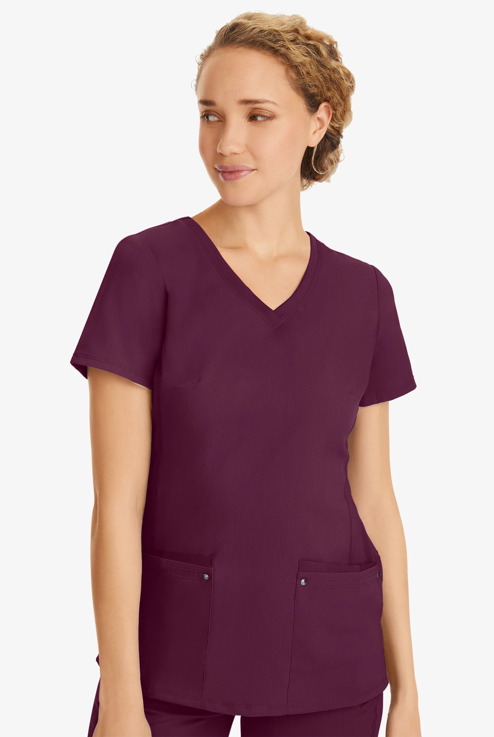 Healing Hands Purple Label Juliet Women's 2-Pocket STRETCH Princess Seam Scrub Top