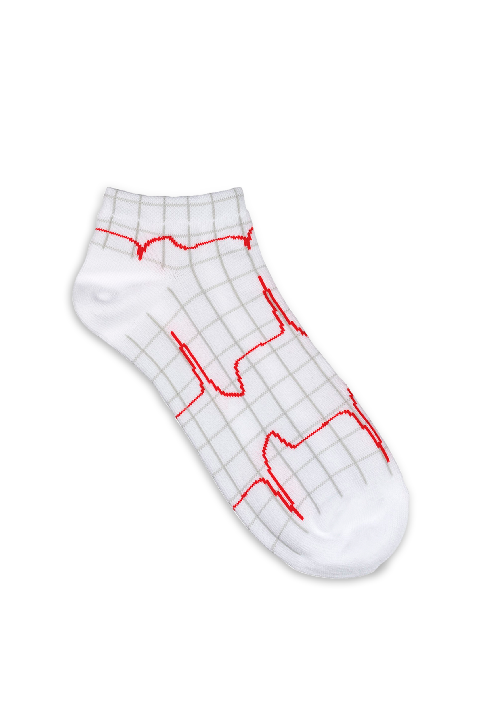 Calcetines tobilleros unisex Prestige Heartbeat EKG