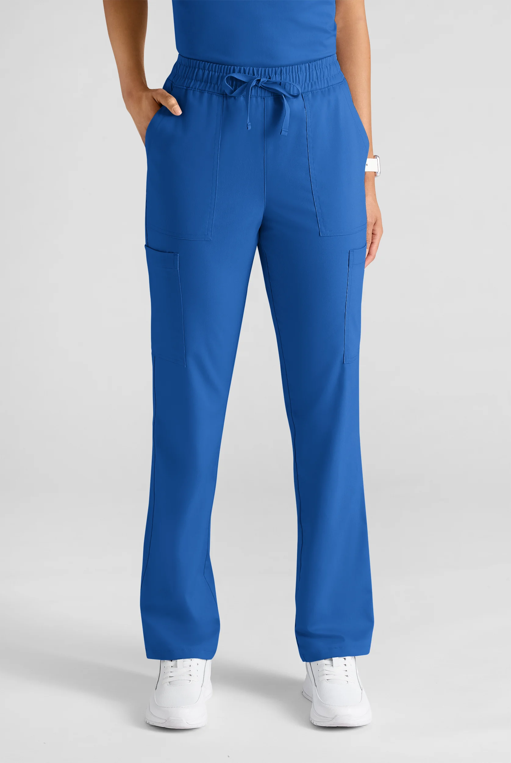 Butter-Soft STRETCH FLXTEK+ Women's 8-Pocket Straight Leg Cargo Scrub Pants - Petite