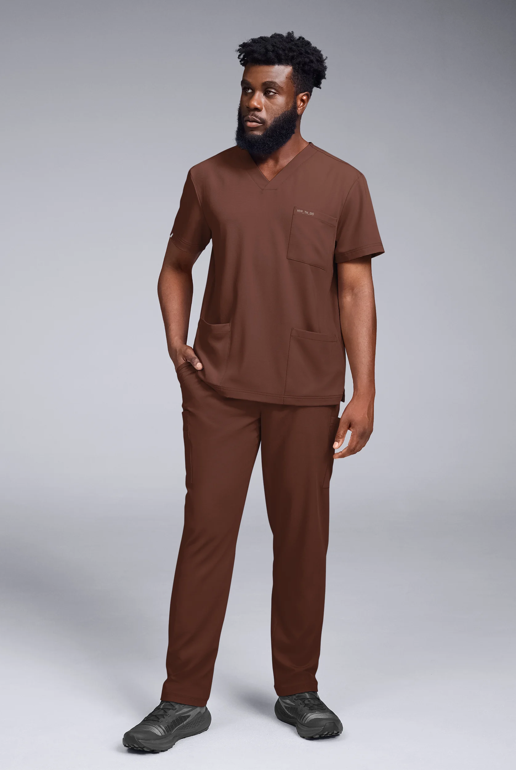 Hypothesis S-R Shift Ready Men's 8-Pocket Straight Leg Cargo Scrub Pant