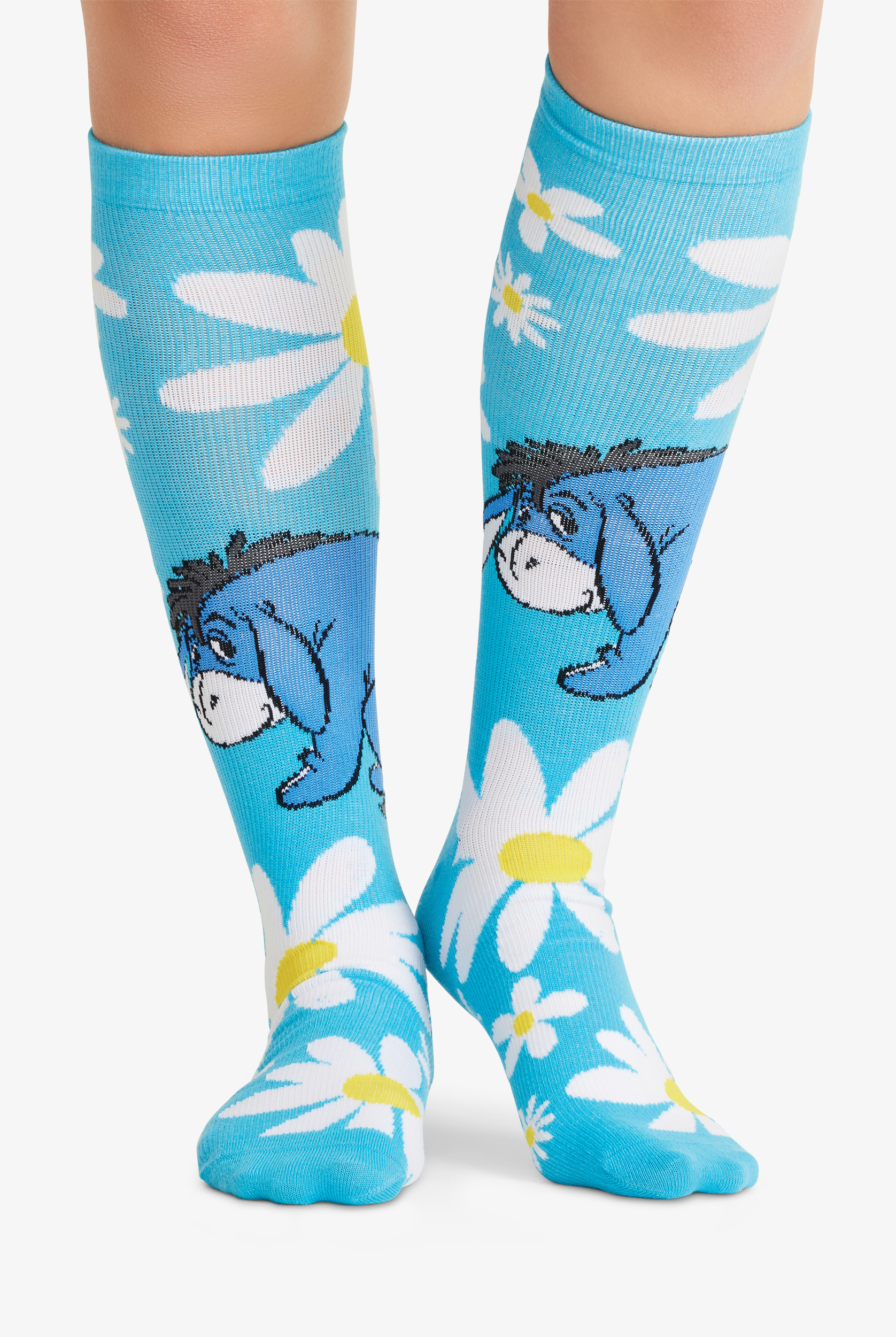 Tooniforms Positively Eeyore Women's 10-15 mmHg Light Compression Socks