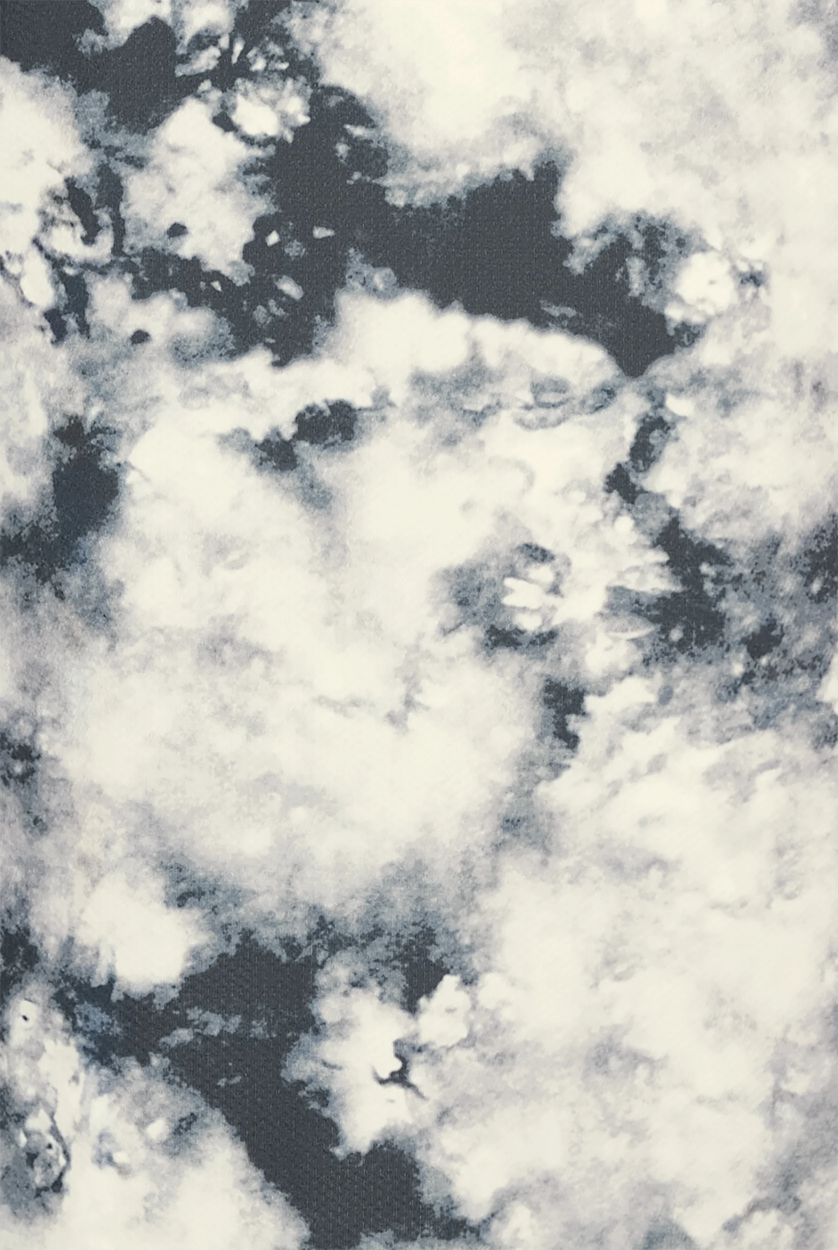 Healing Hands Black Tie Dye Women's STRETCH Round Neck Knit Print Underscrub