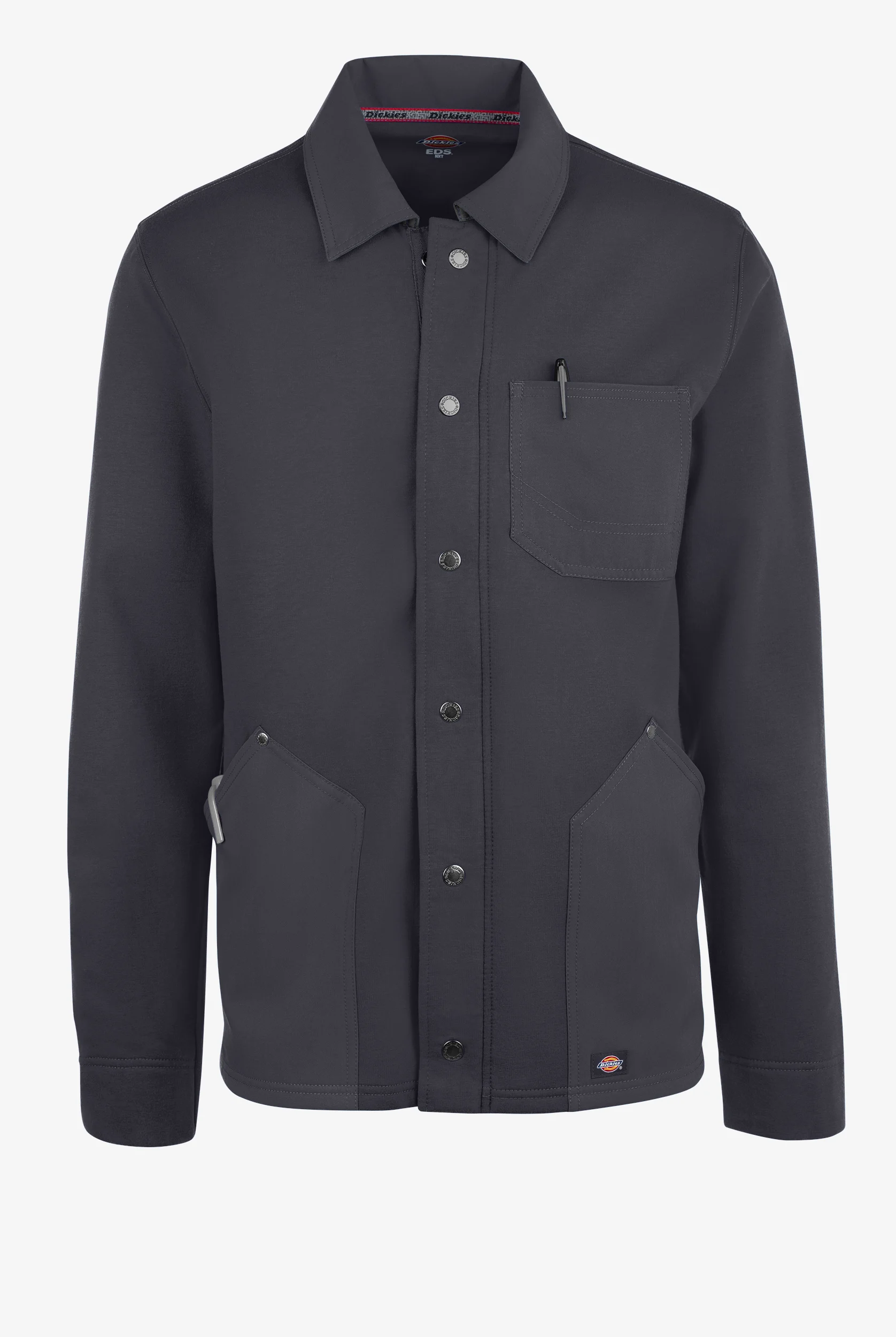 Chaqueta médica Dickies EDS NXT STRETCH con botones a presión y 3 bolsillos para hombre