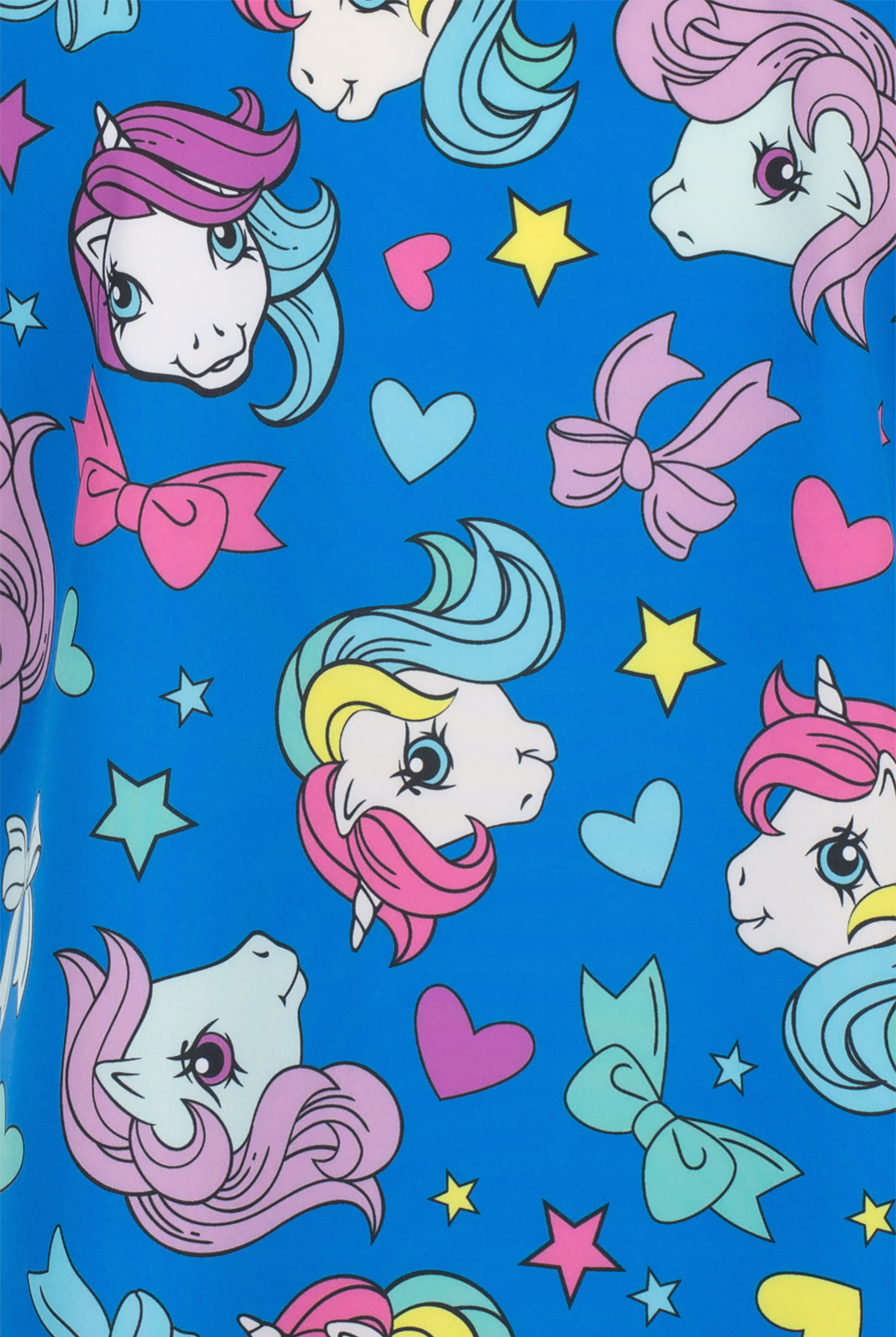 My Little Pony Hearts by Funscrubs Women's 2-Pocket STRETCH V-Neck Print Scrub Top
