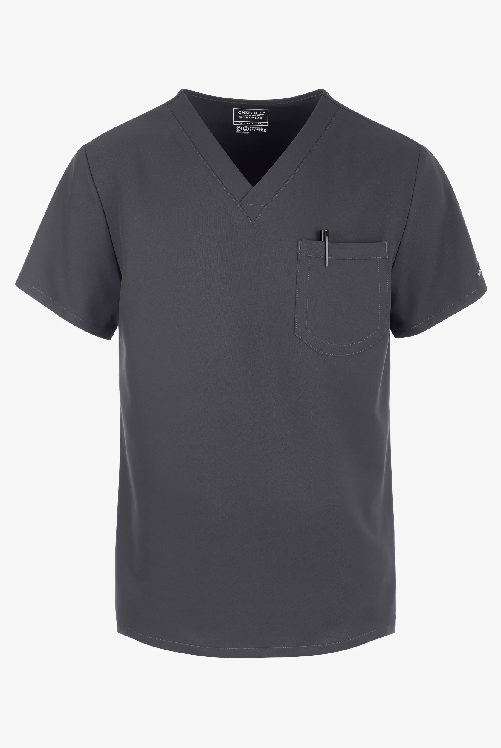 Cherokee Workwear Originals Ultra Unisex 1-Pocket V-Neck Scrub Top