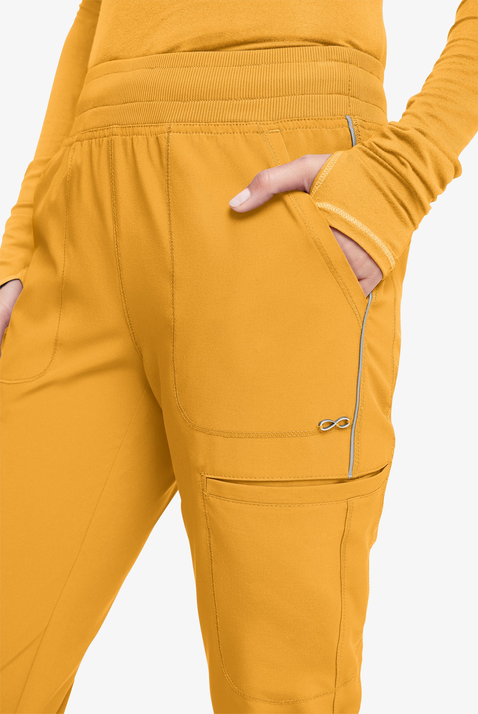 Infinity Women's 6-Pocket STRETCH Cargo Jogger Scrub Pants