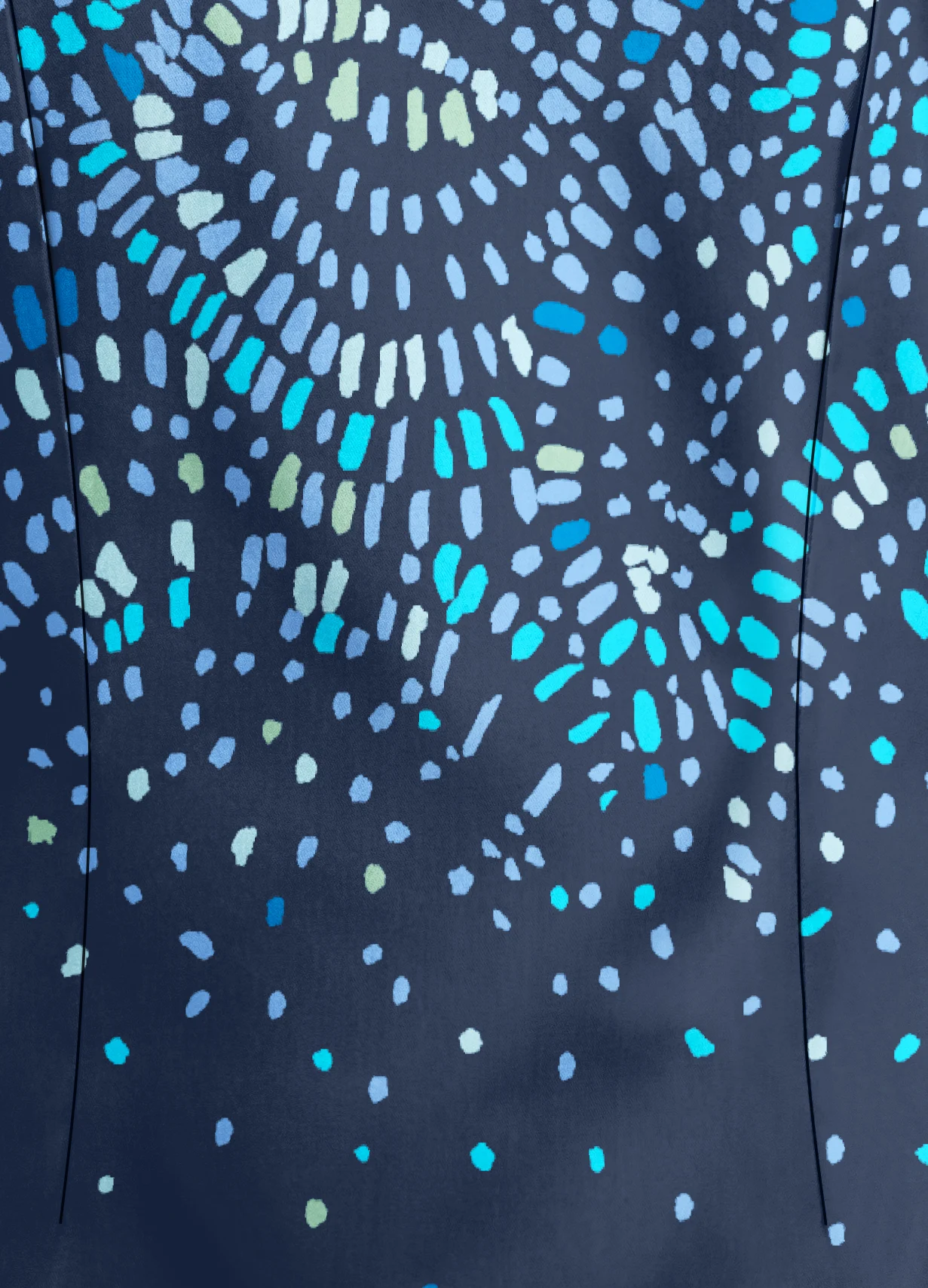 Strictly Scrubs STRETCH Roman Mosaic Navy Women's 4-Pocket Criss Cross Print Scrub Top