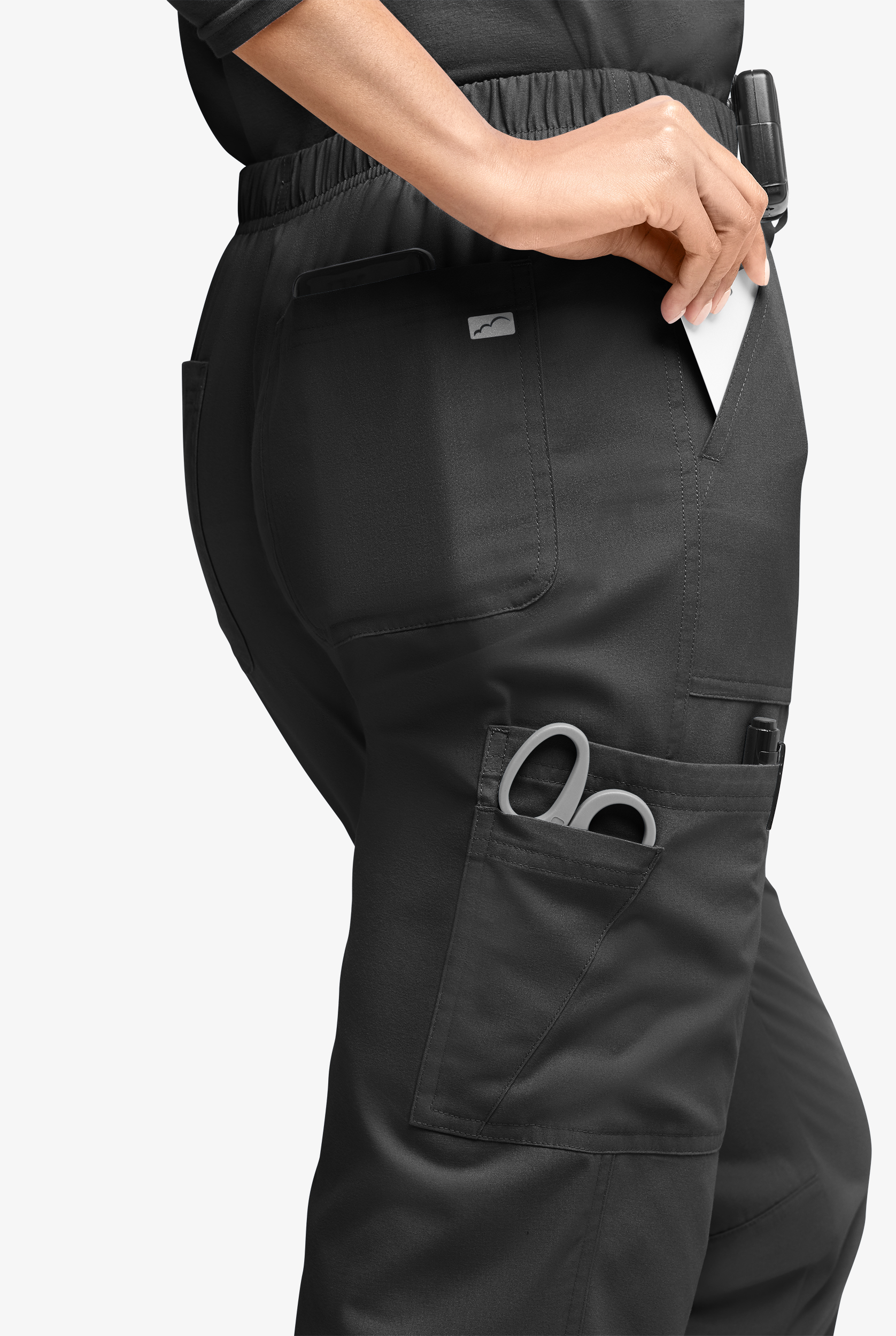 Butter-Soft Originals Women's 7-Pocket Mid Rise Straight Leg Cargo Scrub Pants