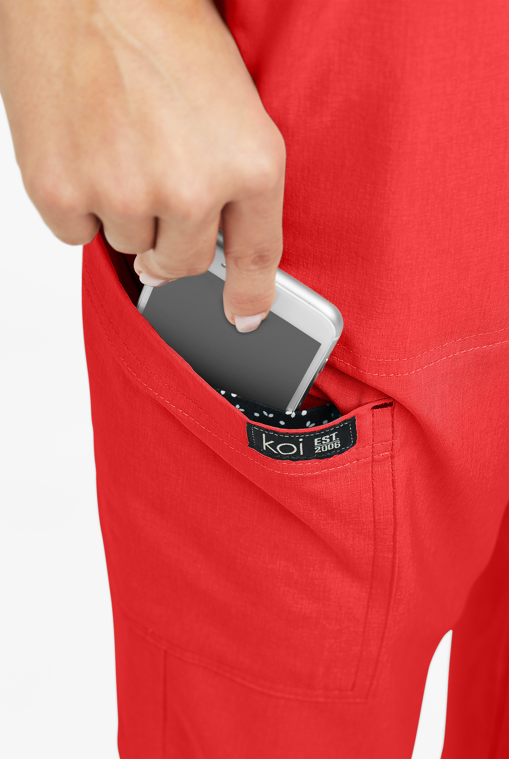 koi Basics Holly Women's 8-Pocket STRETCH Cargo Scrub Pants