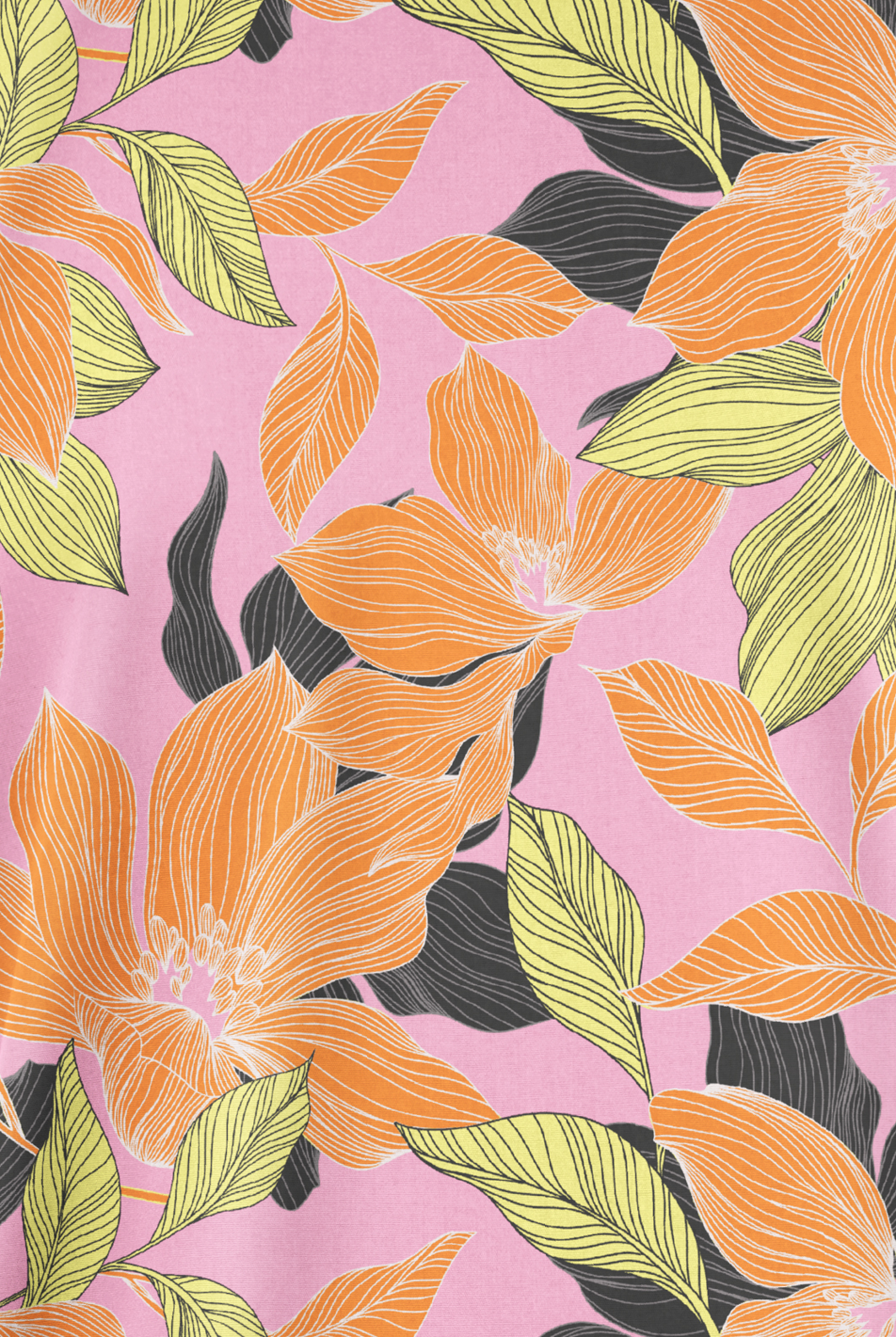 Butter-Soft Originals Lily Dreams Blush Women's 2-Pocket V-Neck Print Scrub Top