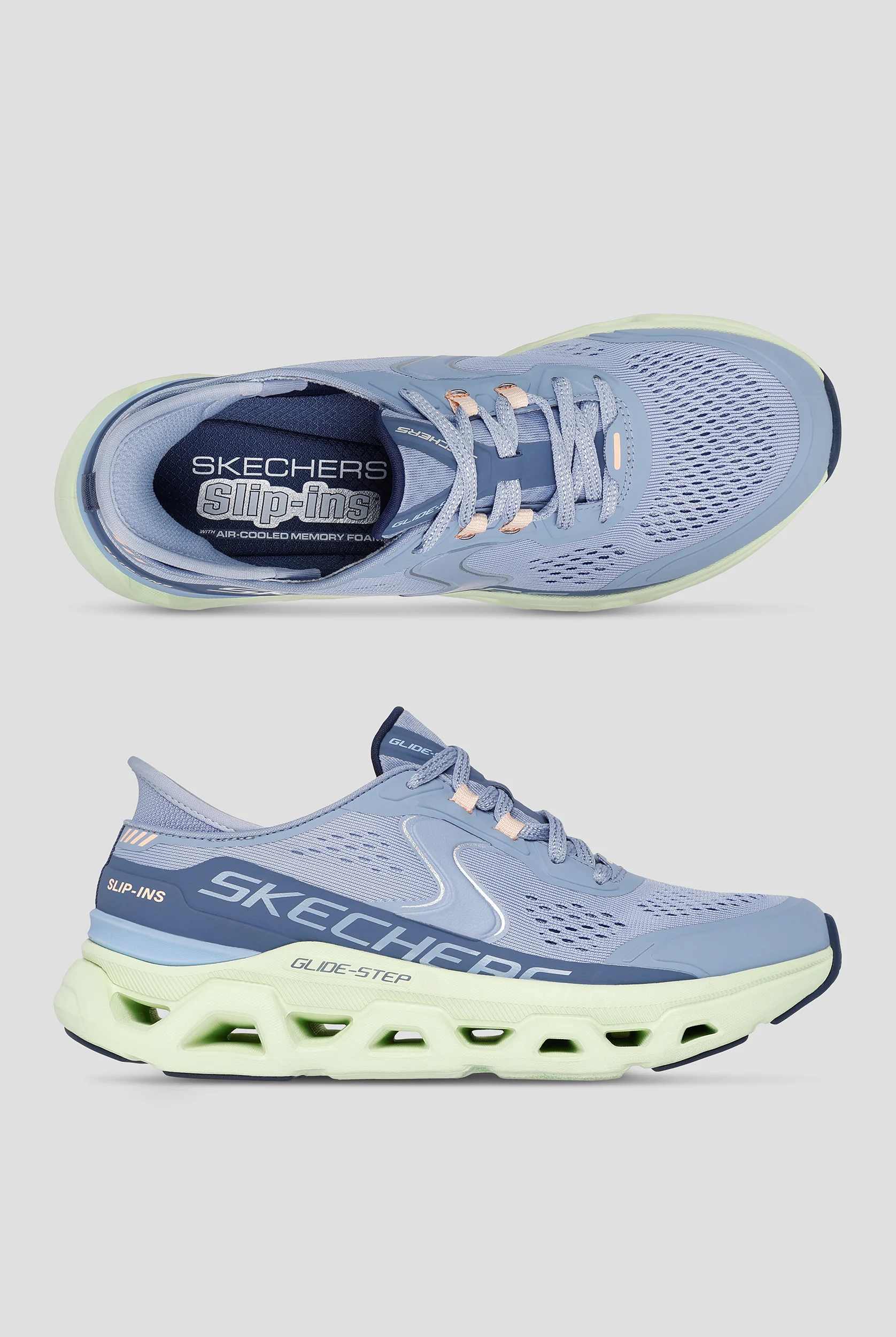 Skechers Sport SKECHERS SLIP-INS: GLIDE-STEP ALTUS Blue Athletic Slip-On Shoes