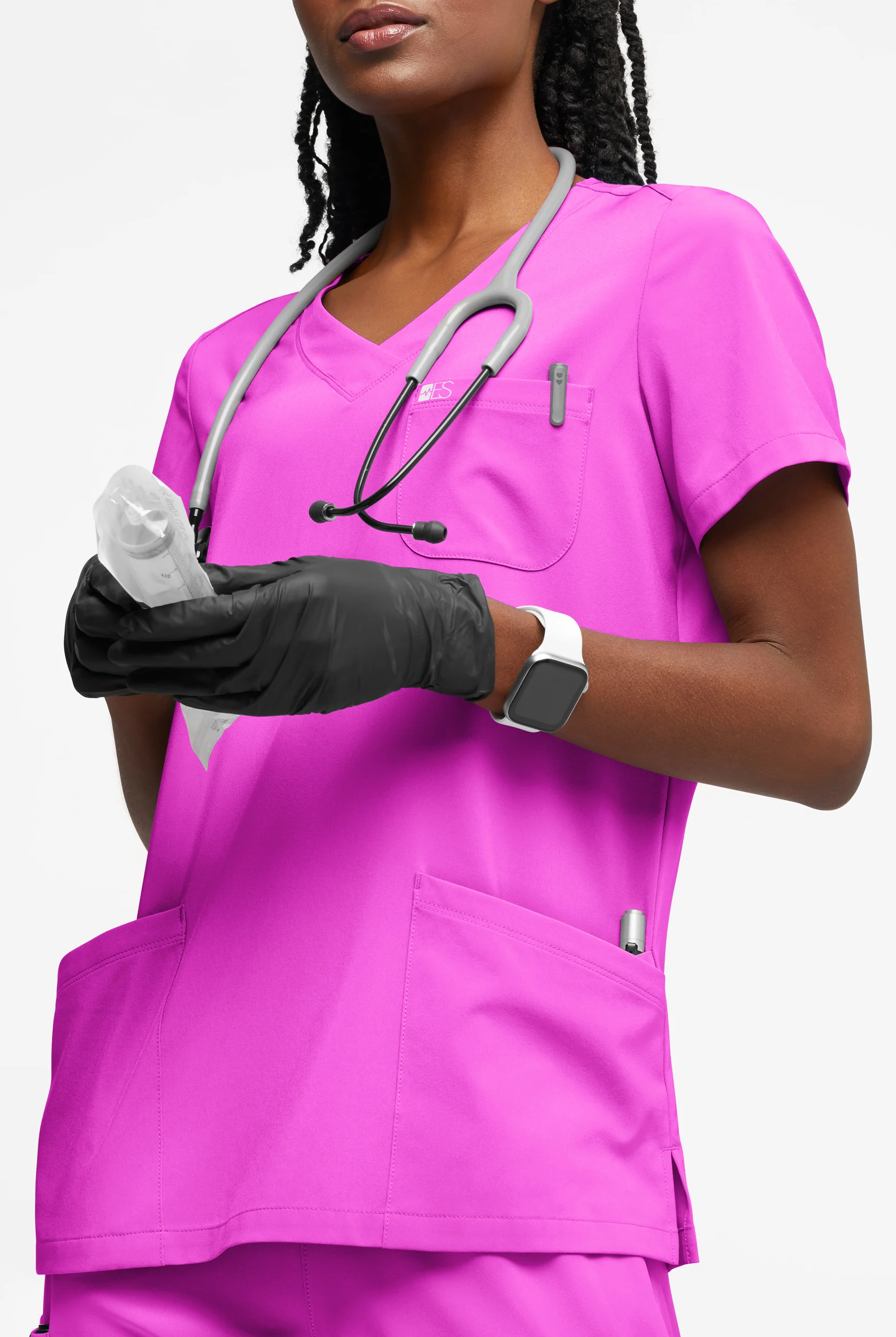 Easy STRETCH Tessa Women's 5-Pocket V-Neck Scrub Top