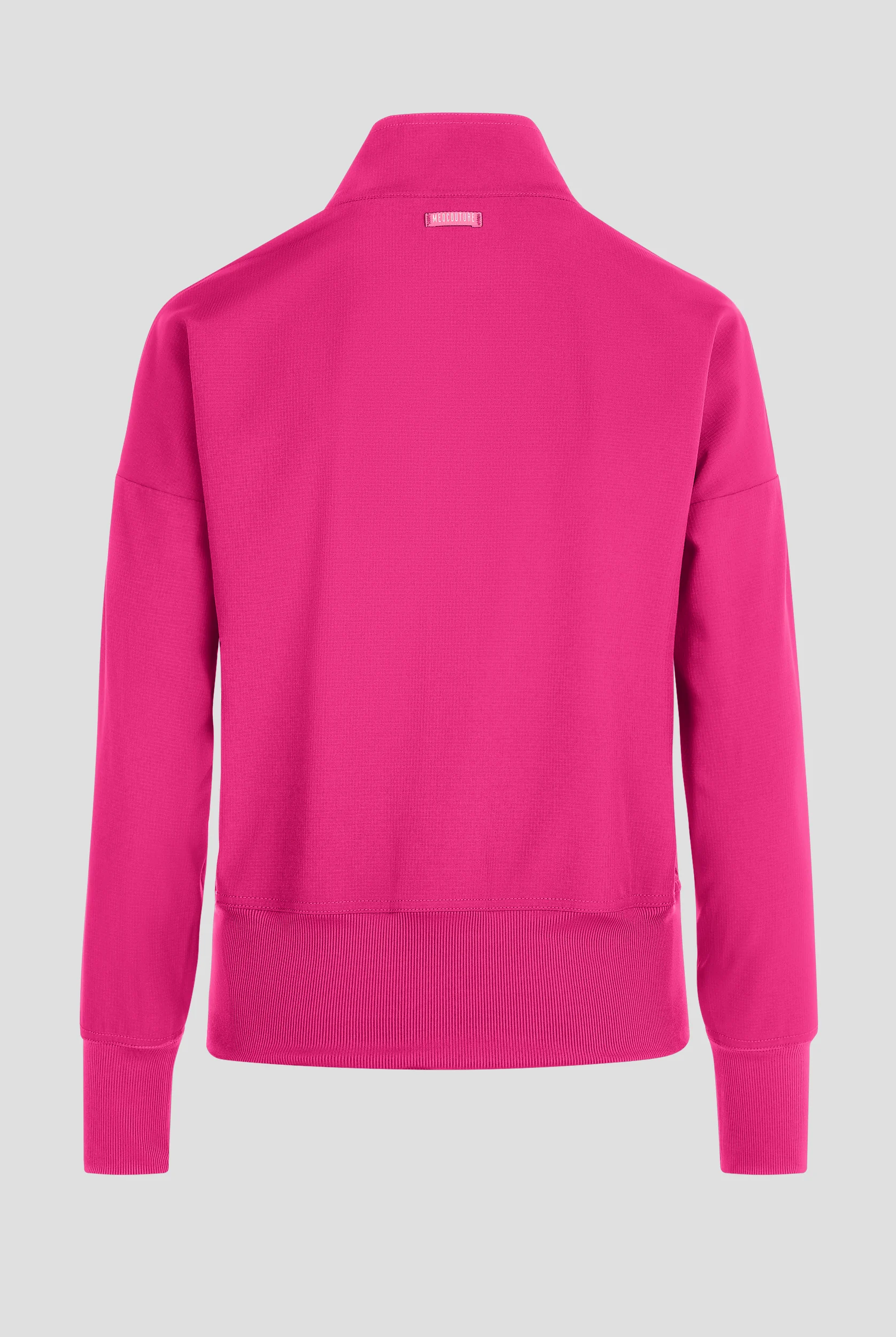 Med Couture Amp Women's 2-Pocket STRETCH Zip Front Warm Up Scrub Jacket