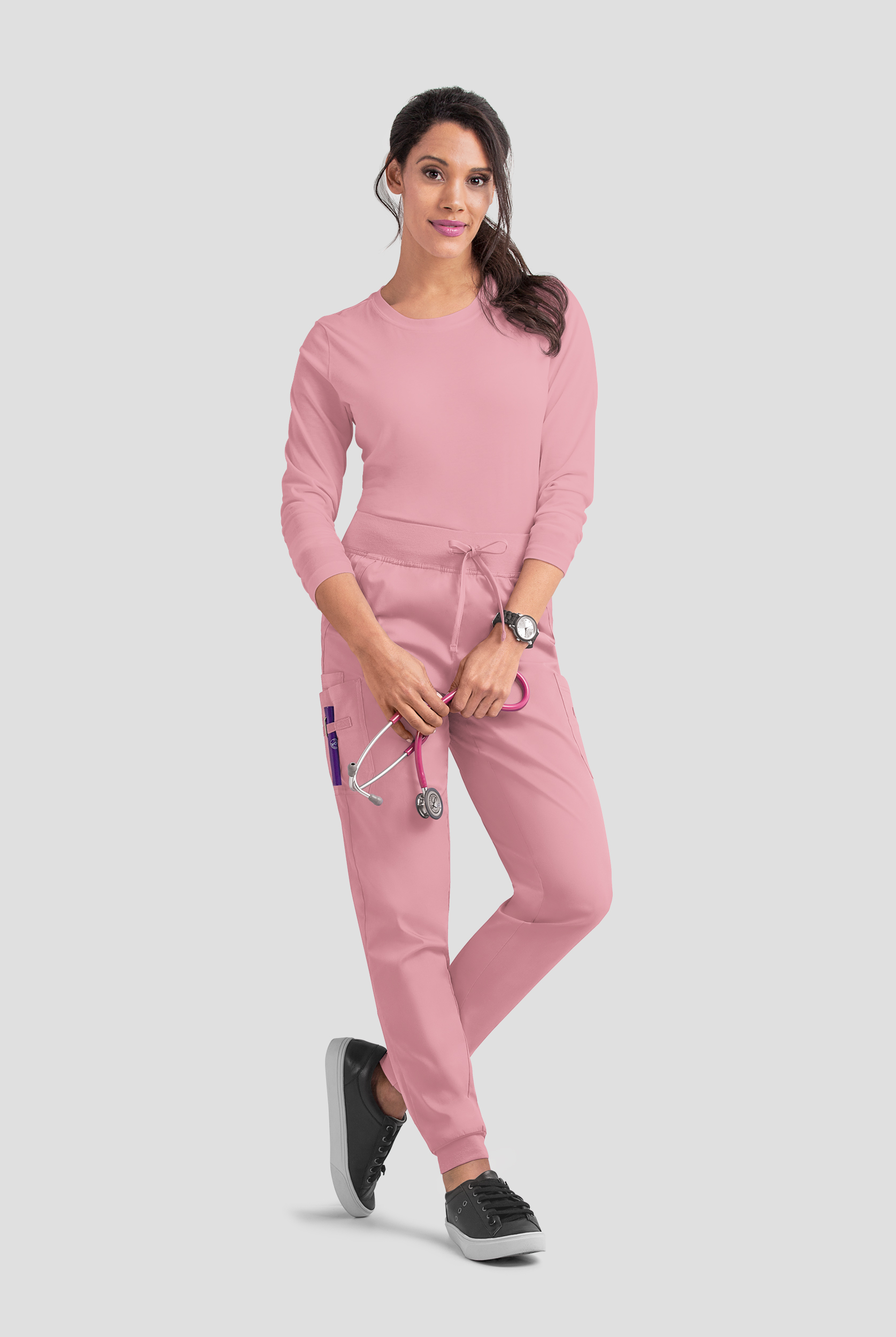 Butter-Soft STRETCH Women's 5-Pocket Cargo Jogger Scrub Pants - Tall