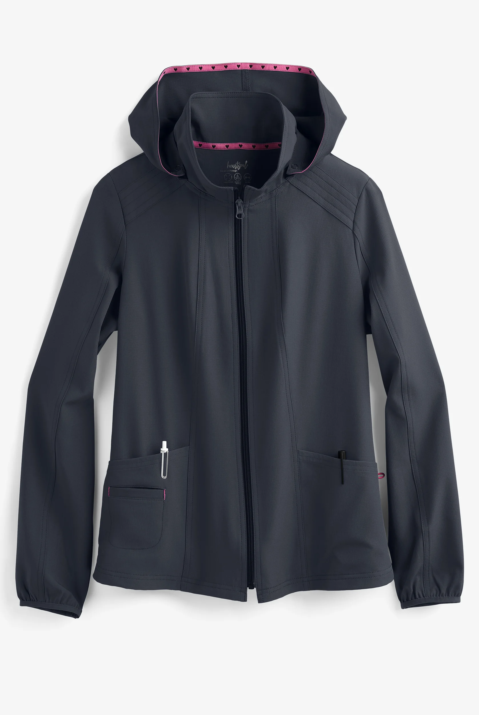 Chaqueta médica abrigada heartsoul Break On Through con cremallera y 3 bolsillos para mujer