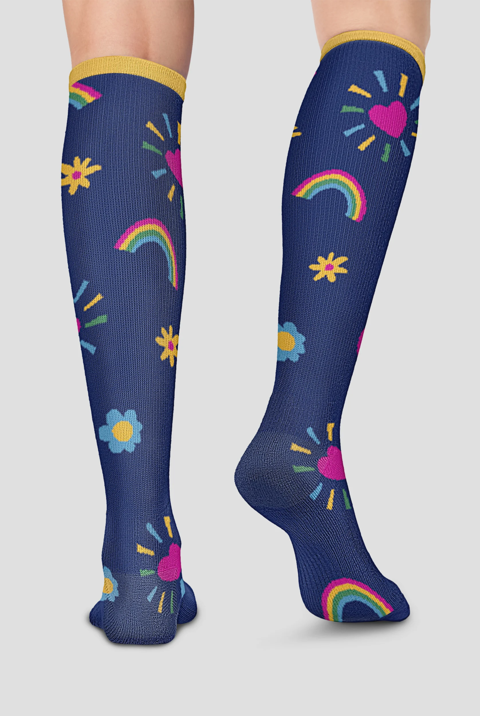 Cherokee You're Amazing Women's 10-15 mmHG Light Compression Socks