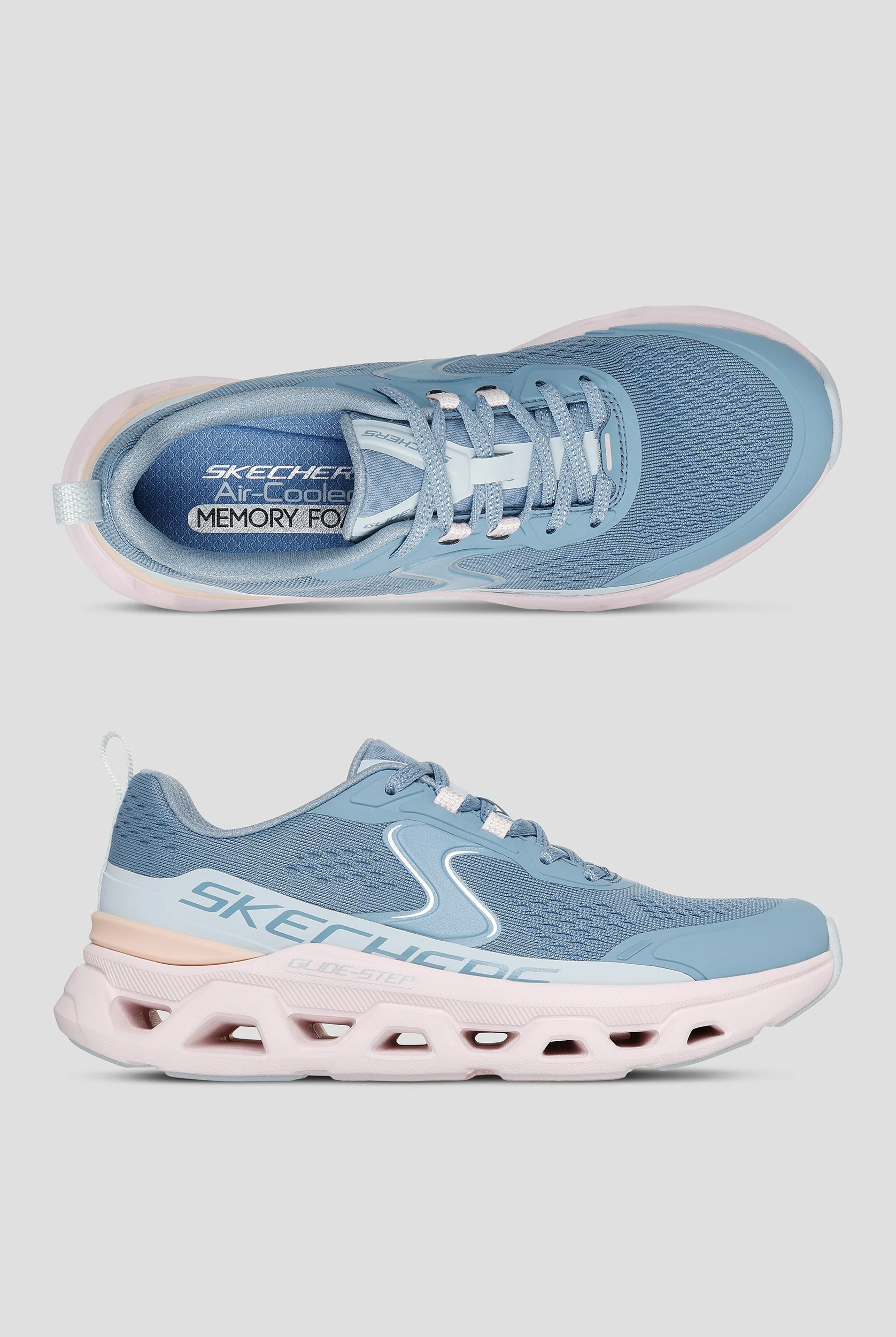 Skechers Sport SKECHERS GLIDE-STEP ALTUS Slate Athletic Lace Up Shoes