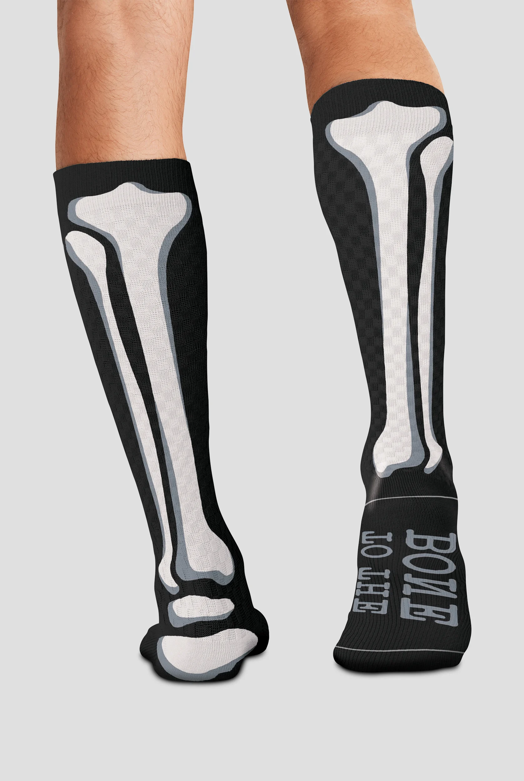 Cherokee Bad To The Bone Men's 10-15 mmHg Light Compression Socks
