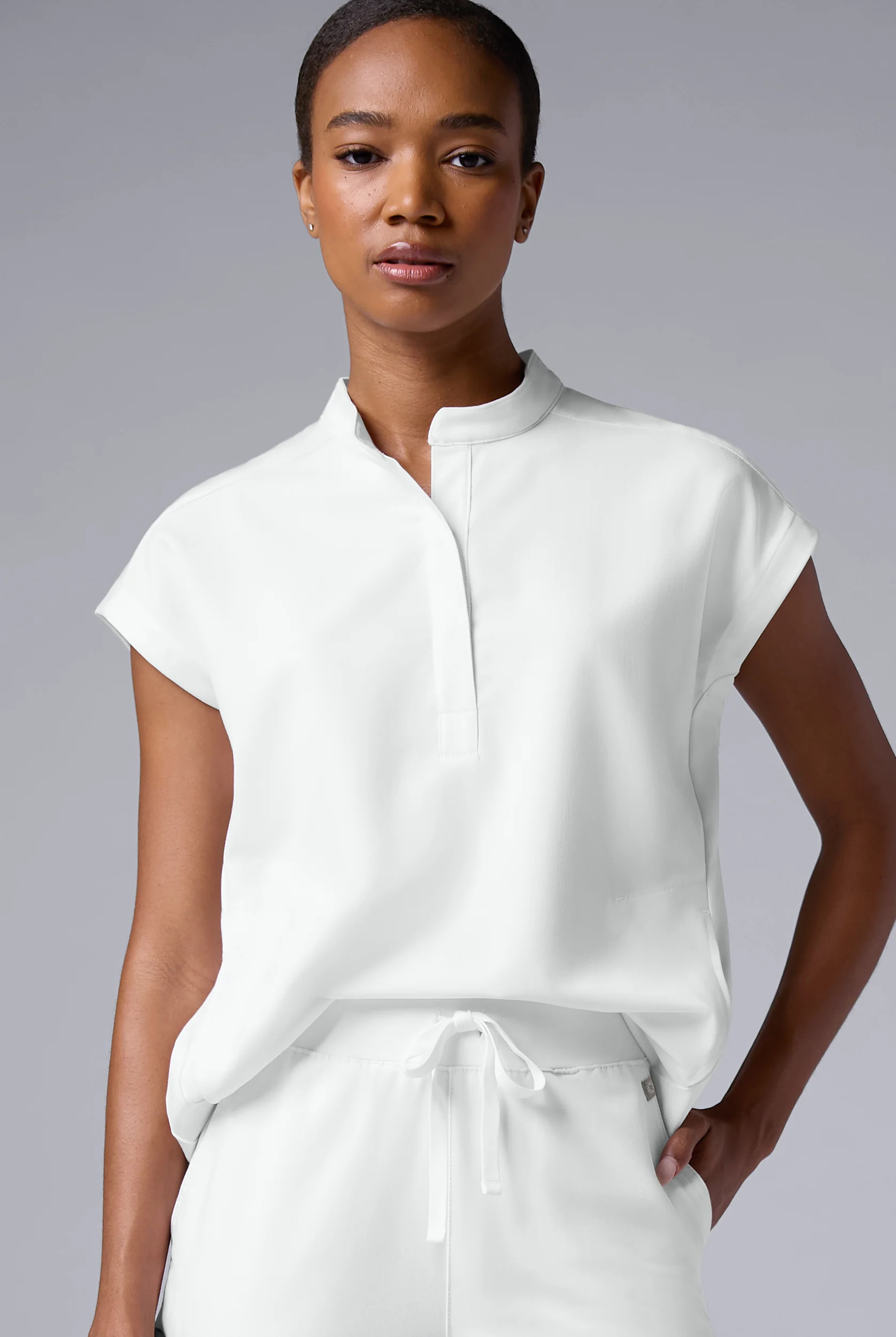 Hypothesis Women's Meta Oversized Dolman Sleeve Scrub Top