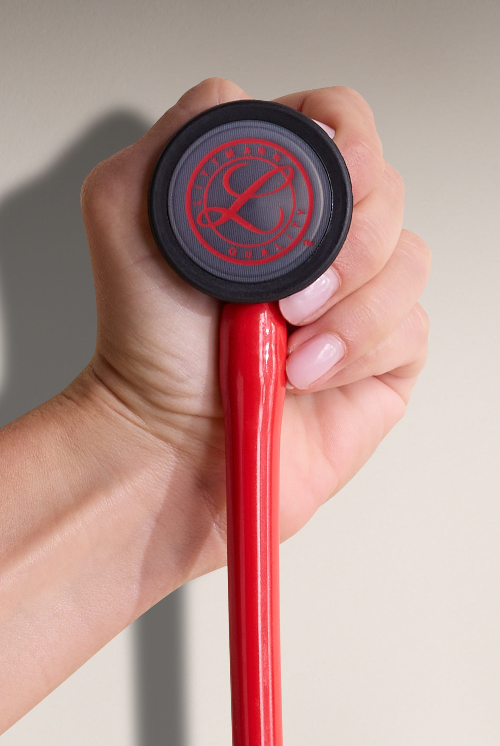 3M™ Littmann® Cardiology IV™ Limited Edition High Polish Smoke Finish Red Stethoscope