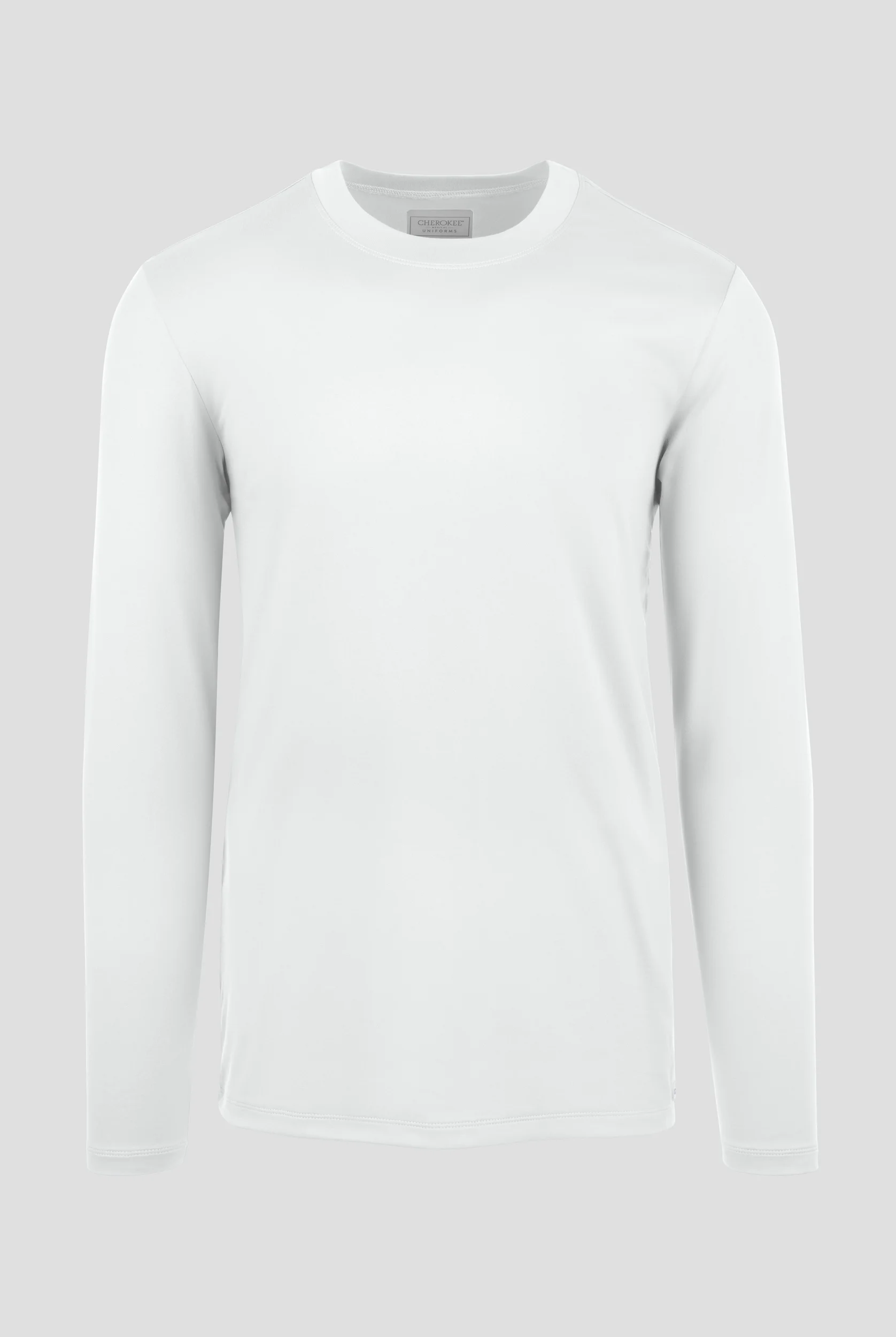 Camiseta m&eacute;dica Cherokee Knit STRETCH con mangas largas para hombre