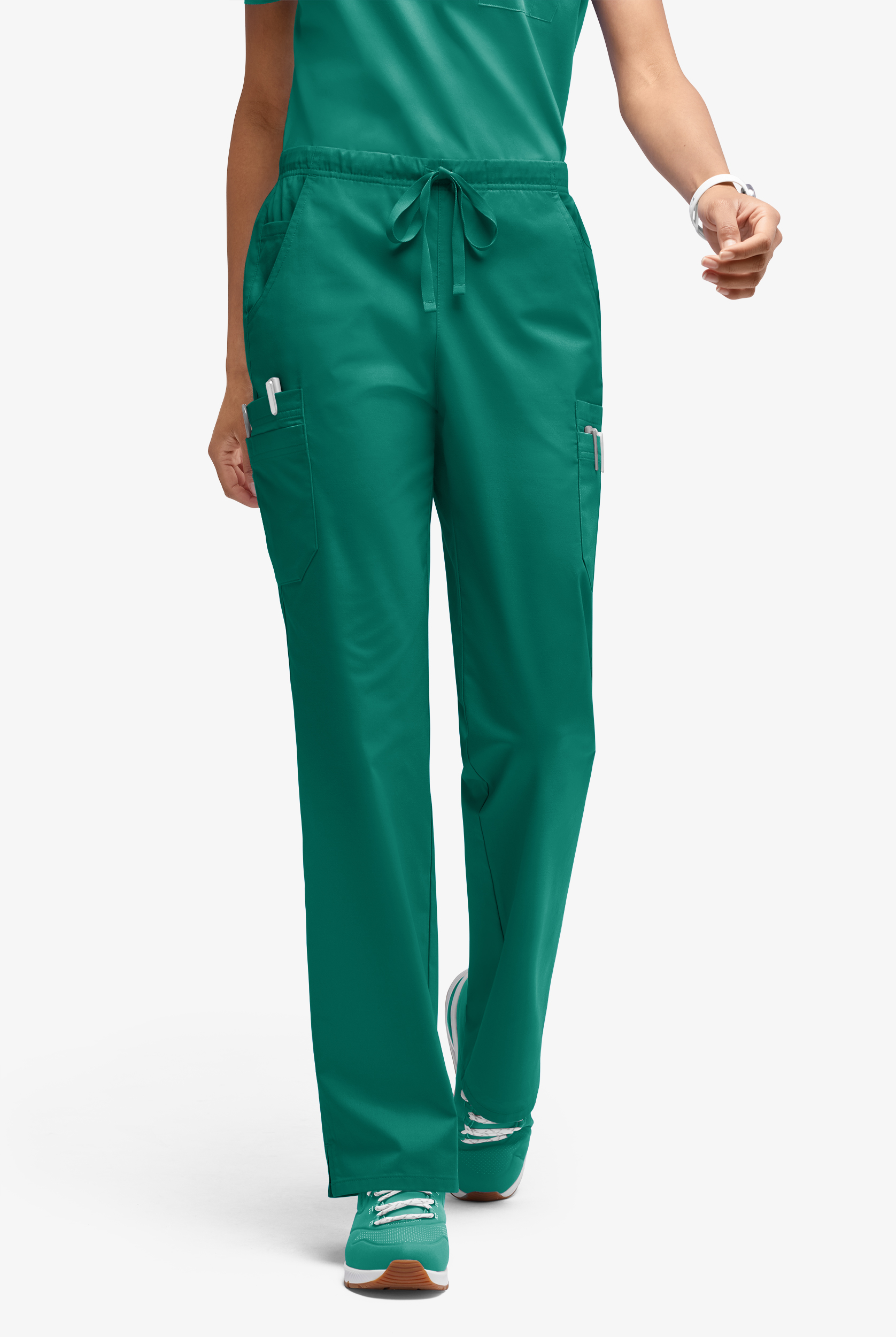 Butter-Soft STRETCH Women’s 10-Pocket Mid Rise Straight Leg Scrub Pant