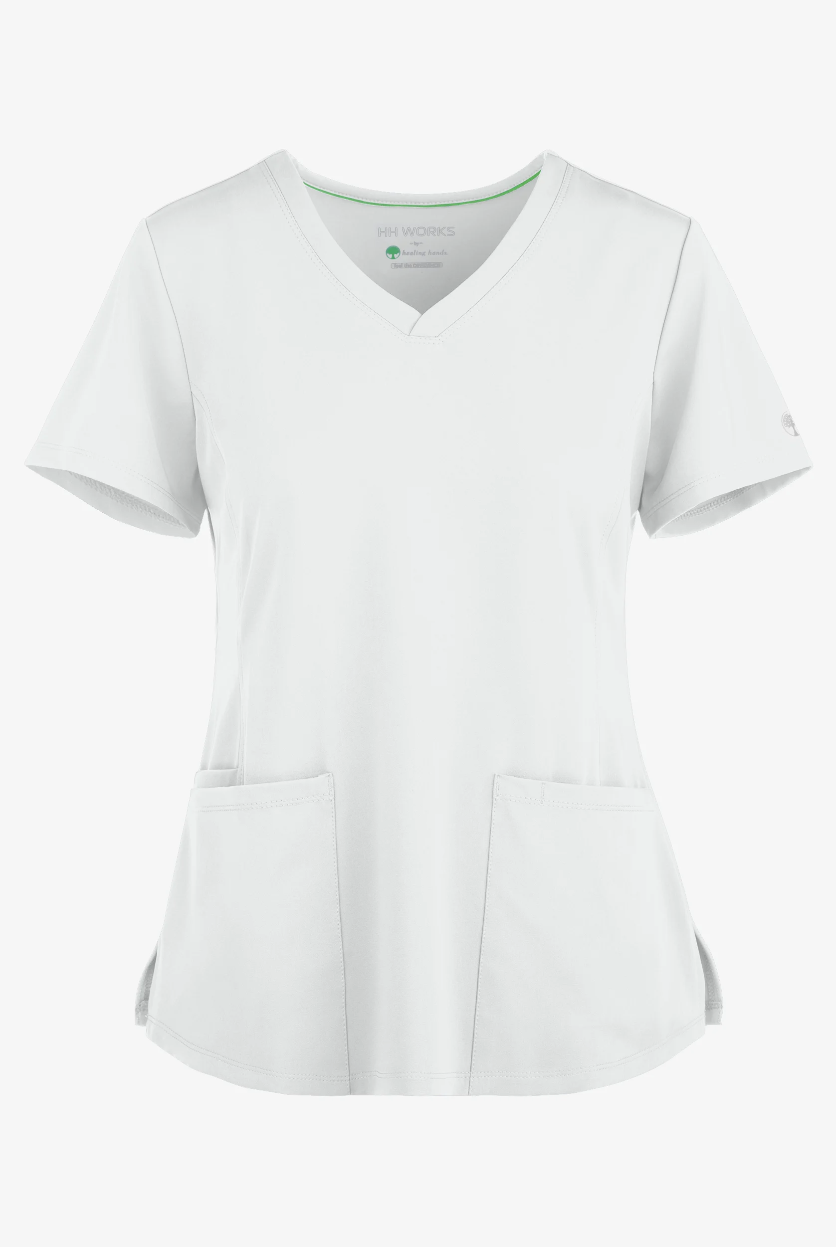 HH Works by Healing Hands Monica Women's 4-Pocket STRETCH V-Neck Scrub Top