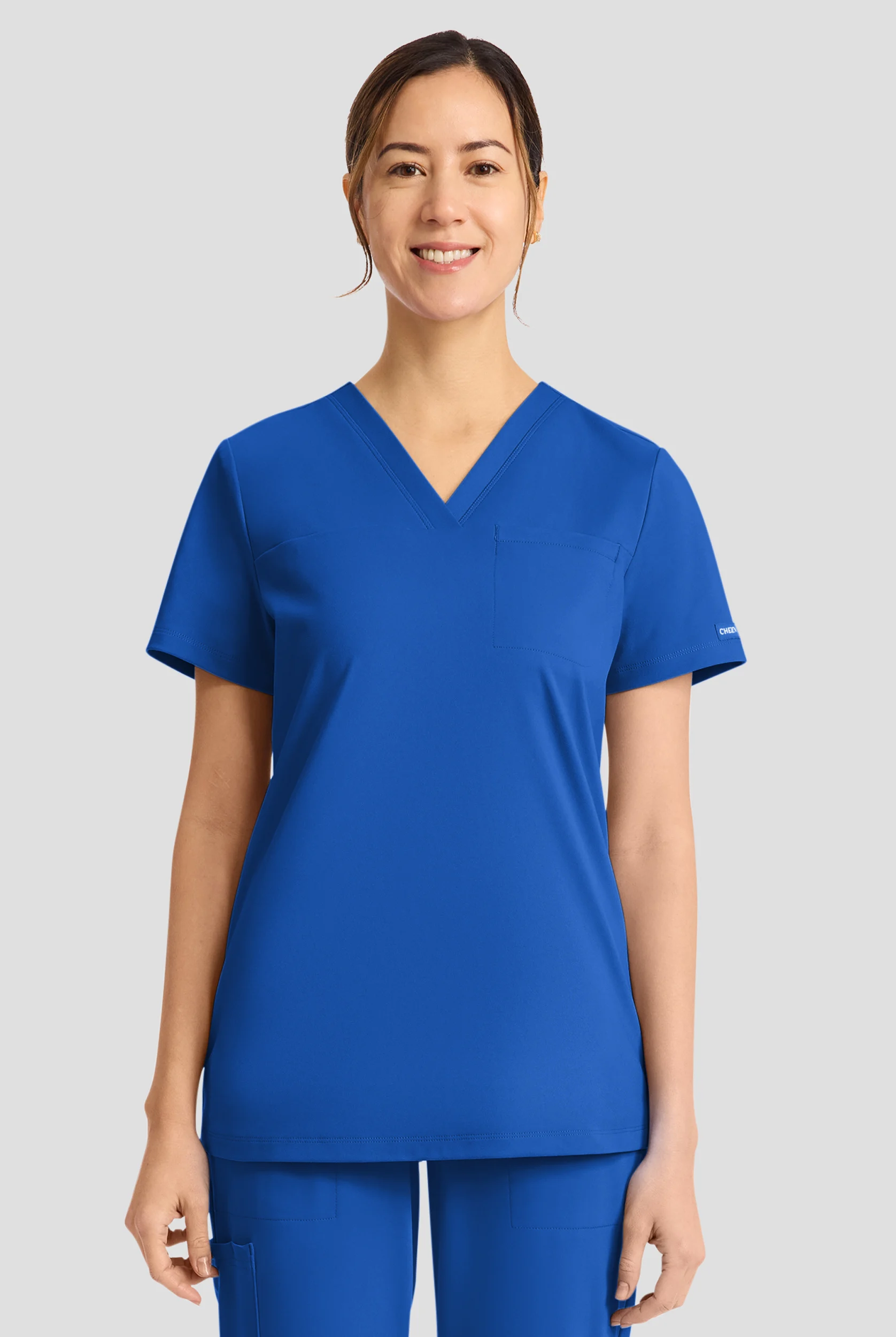 Cherokee Achieve Women's 1-Pocket Tuck in V-Neck Scrub Top