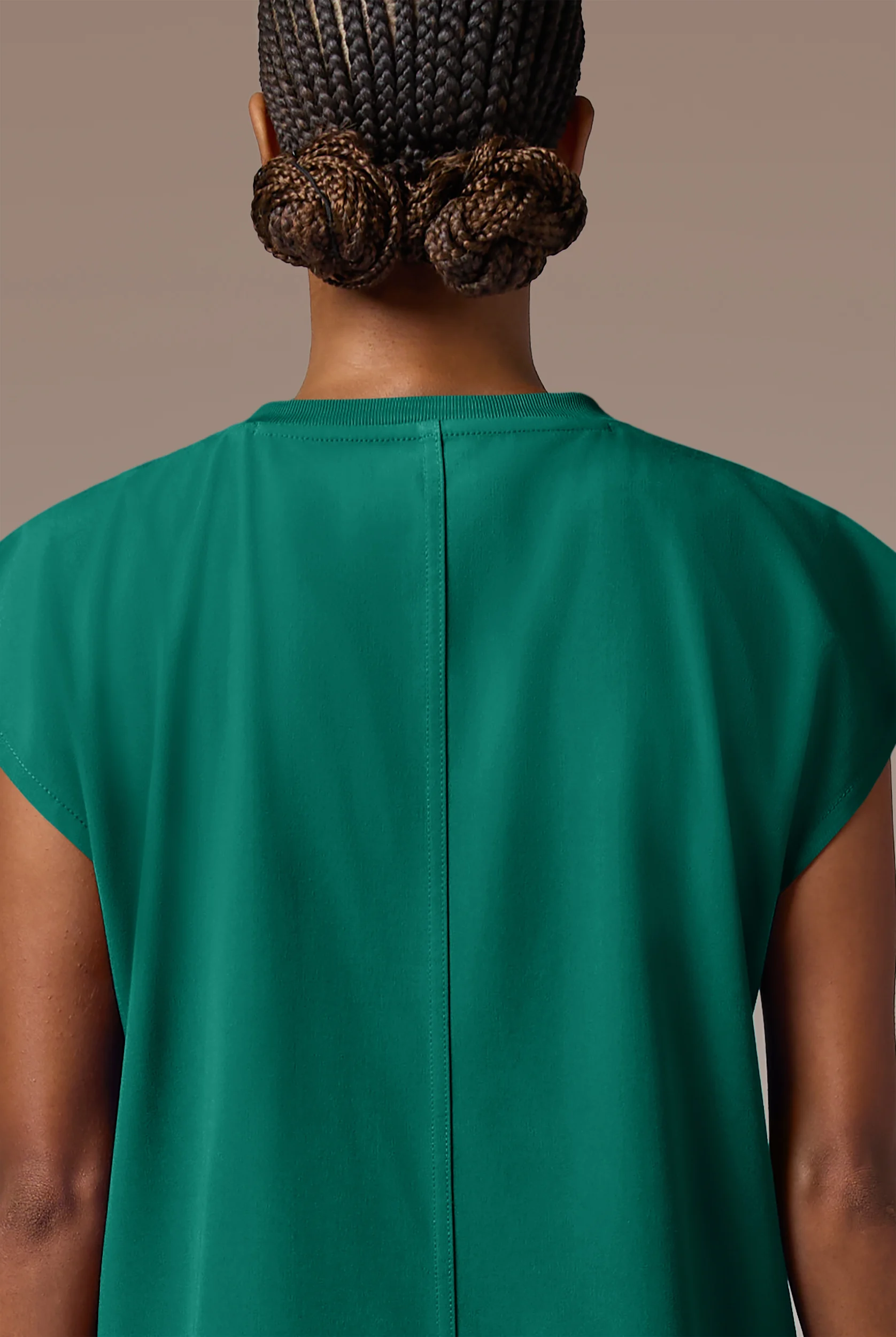 Blusa m&eacute;dica Hypothesis DM Crew de corte holgado con mangas dolm&aacute;n y 2 bolsillos para mujer